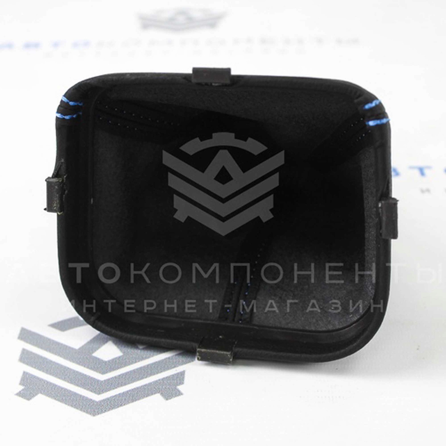 Кожух КПП (в коже) с цветной строчкой ВАЗ 2113, 2114, 2115