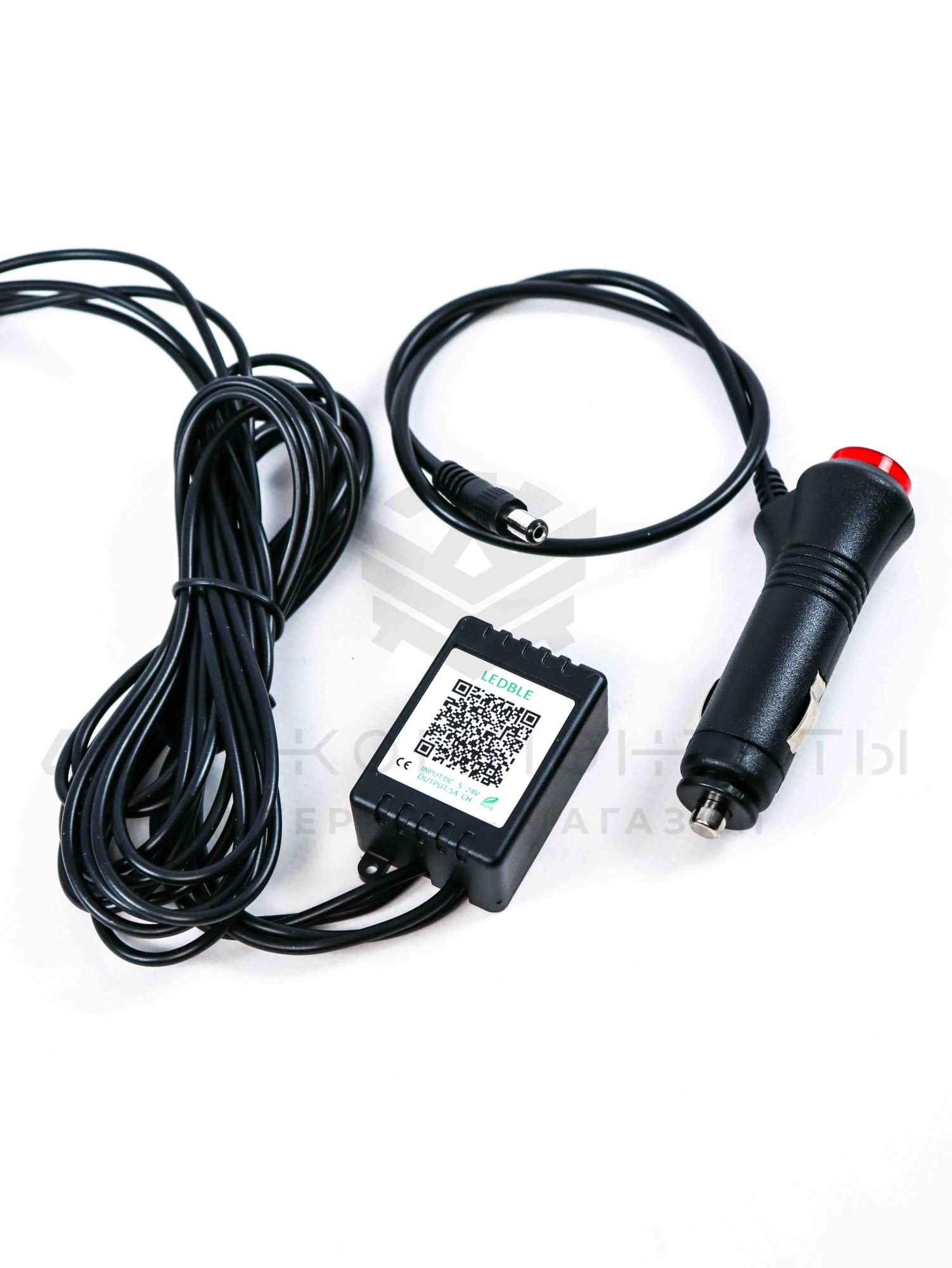 Подсветка салона RGB в ноги с приложением (прикуриватель, 4 LED ленты)