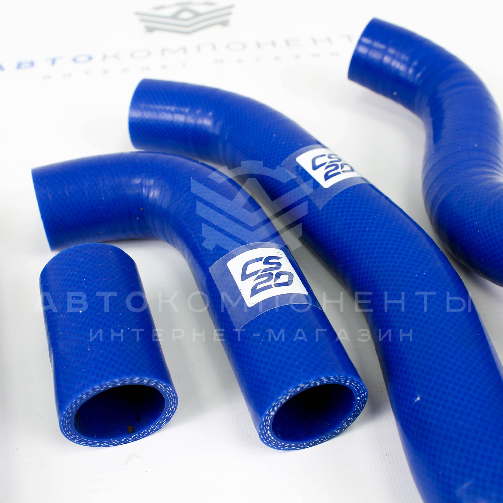 Комплект силиконовых патрубков радиатора охлаждения и отопителя CS20 ВАЗ 2108-2115 (10849)