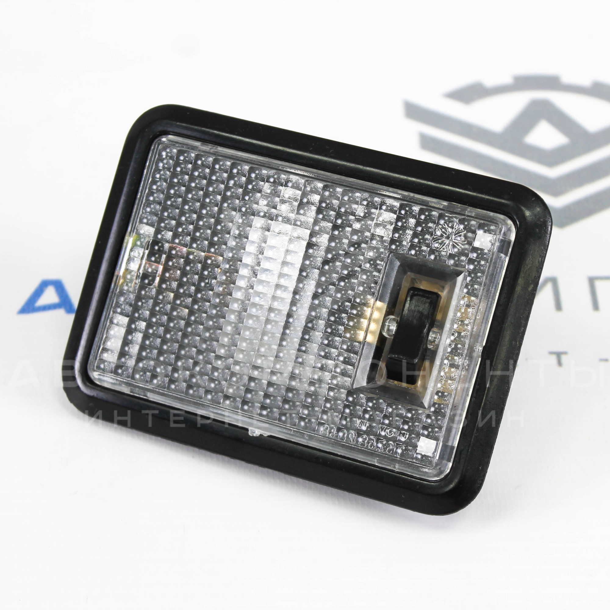 Плафон освещения салона ВАЗ 2104, 2105, 2107, Лада Нива 4х4 (черная рамка)