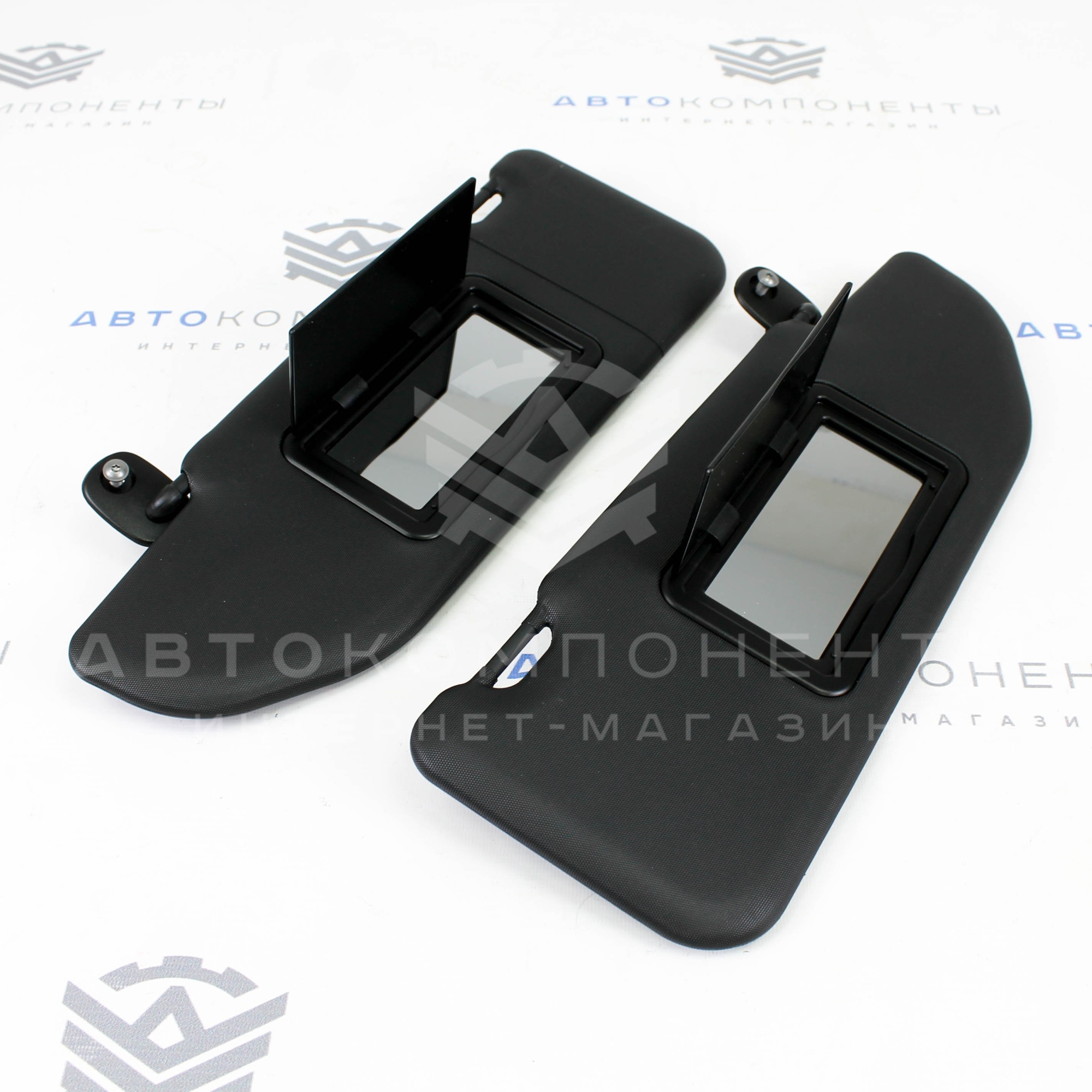 Солнцезащитные козырьки Лада Vesta Спорт (черные)