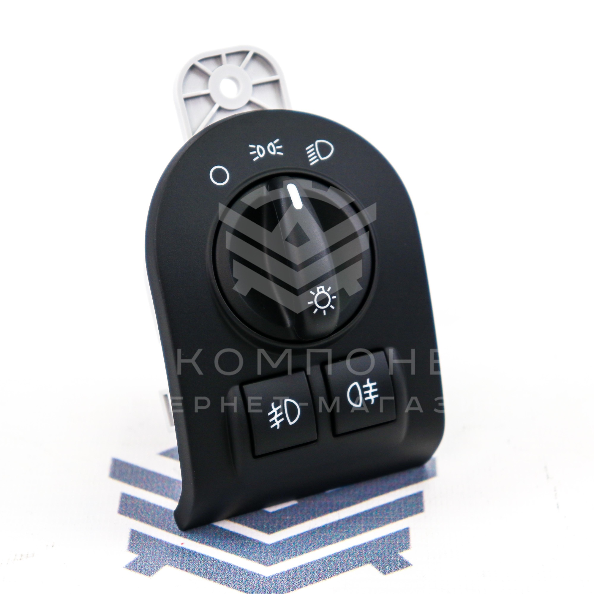 Модуль управления светом (МУС) c ПТФ Гранта FL, Калина 2, Нива 4х4 (белая подсветка)