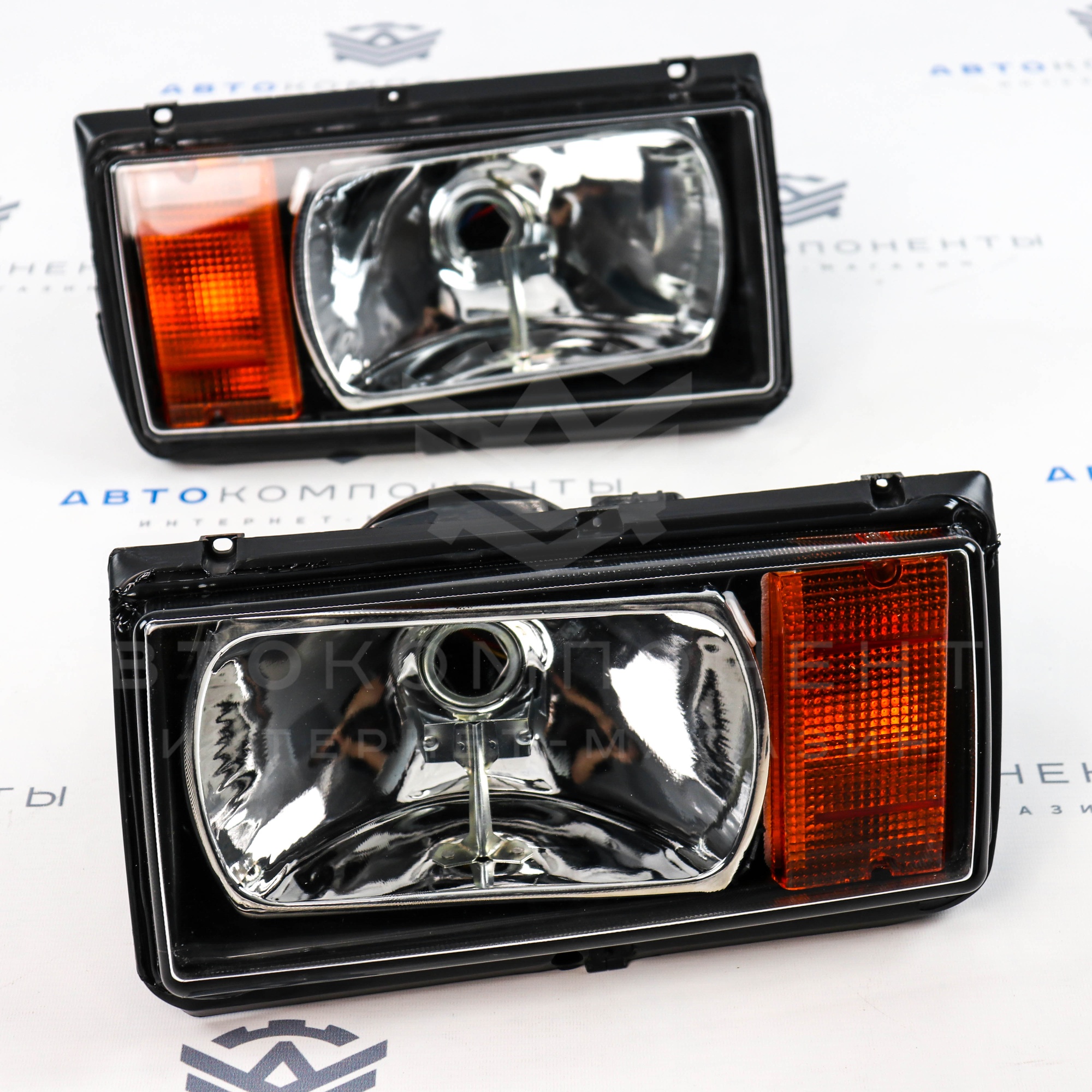 Фары с гладкими стеклами ВАЗ 2104, 2105, 2107