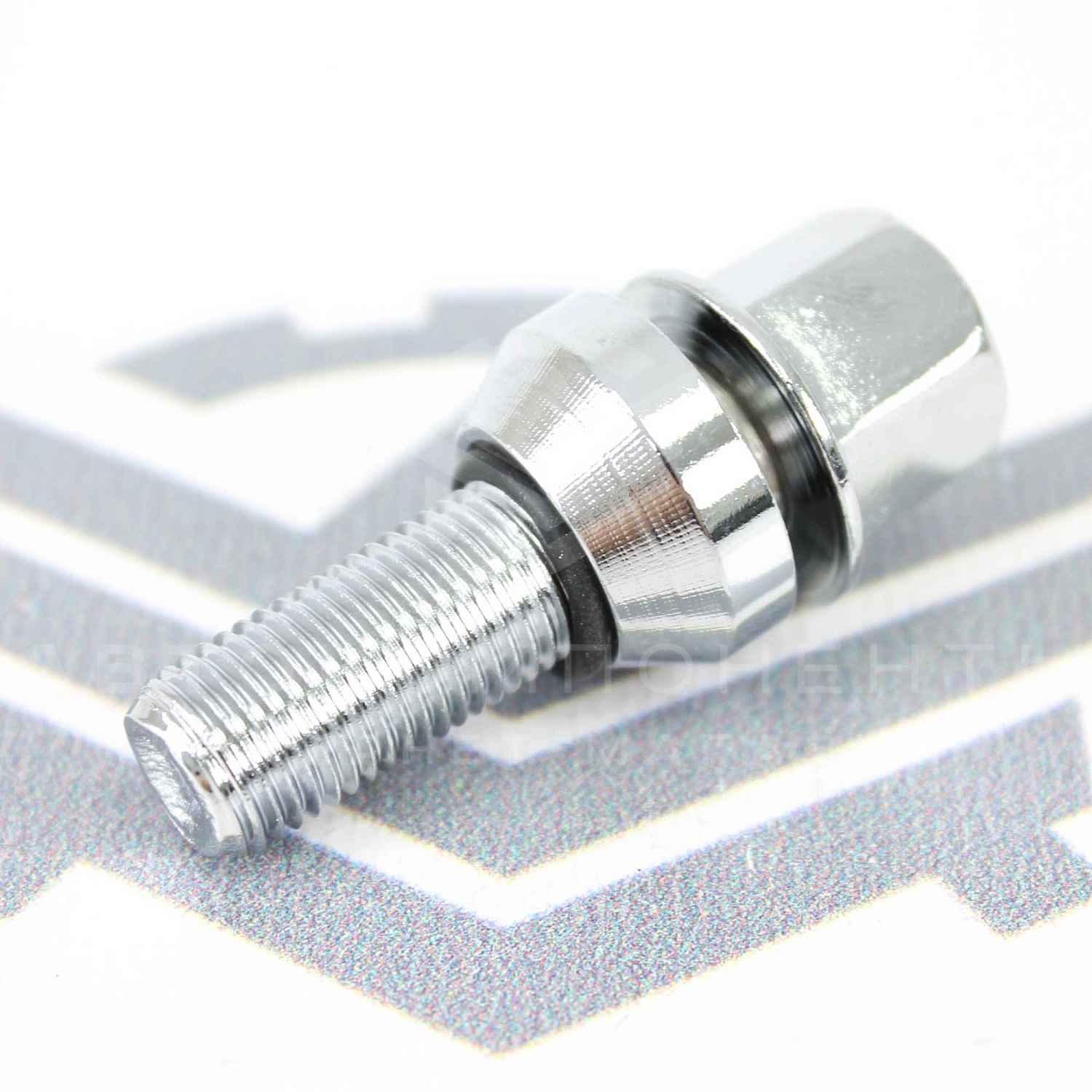 Болты колесные М12*1,25 (57/30, ключ 17, конус PCD, хром) (эксцентрики)