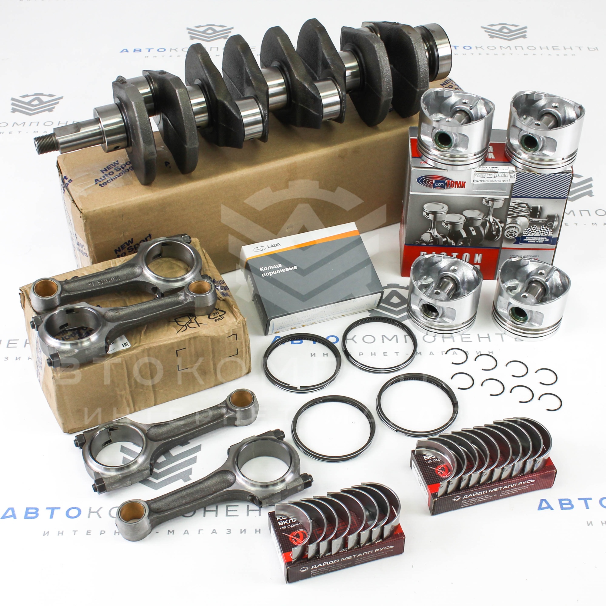 Мотокомплект 2.0л (d=82.4мм) Шевроле Нива, Лада Нива 4х4