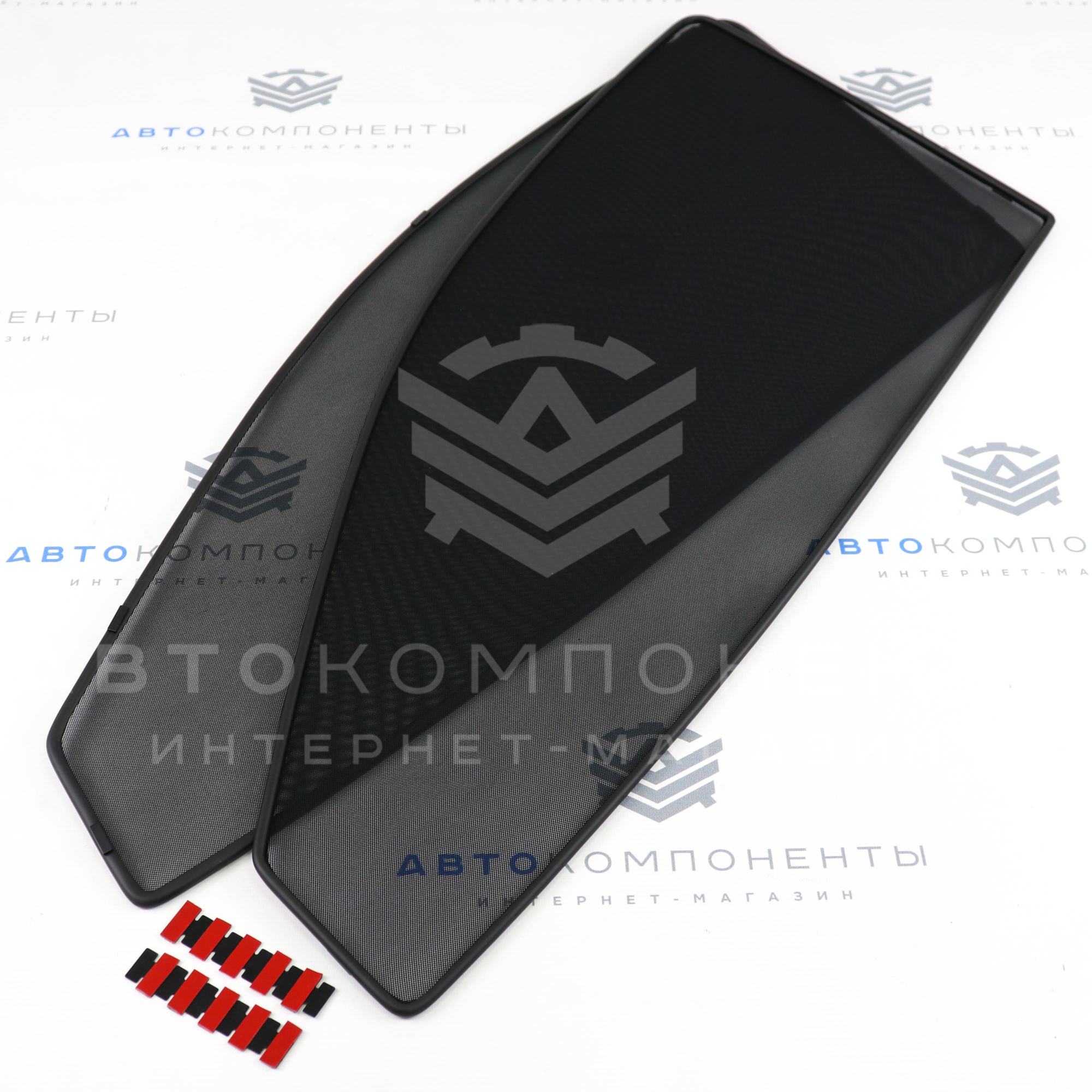 Каркасные солнцезащитные шторки на магнитах Toyota Highlander (2013 г.в)