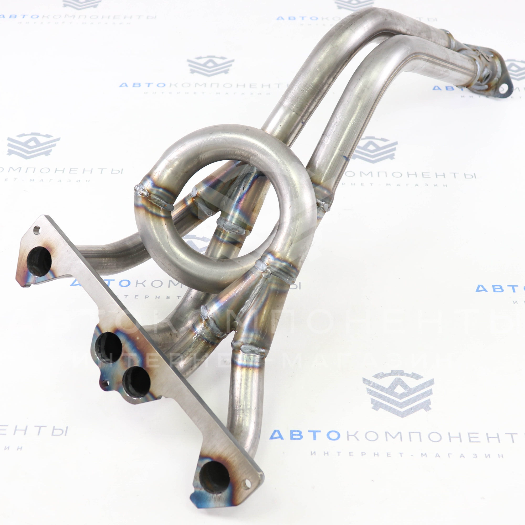 Выпускной коллектор (паук) "DK PRO" на ушастом фланце Subaru Sound 8v ВАЗ 2108-2115 (ПНО0028)