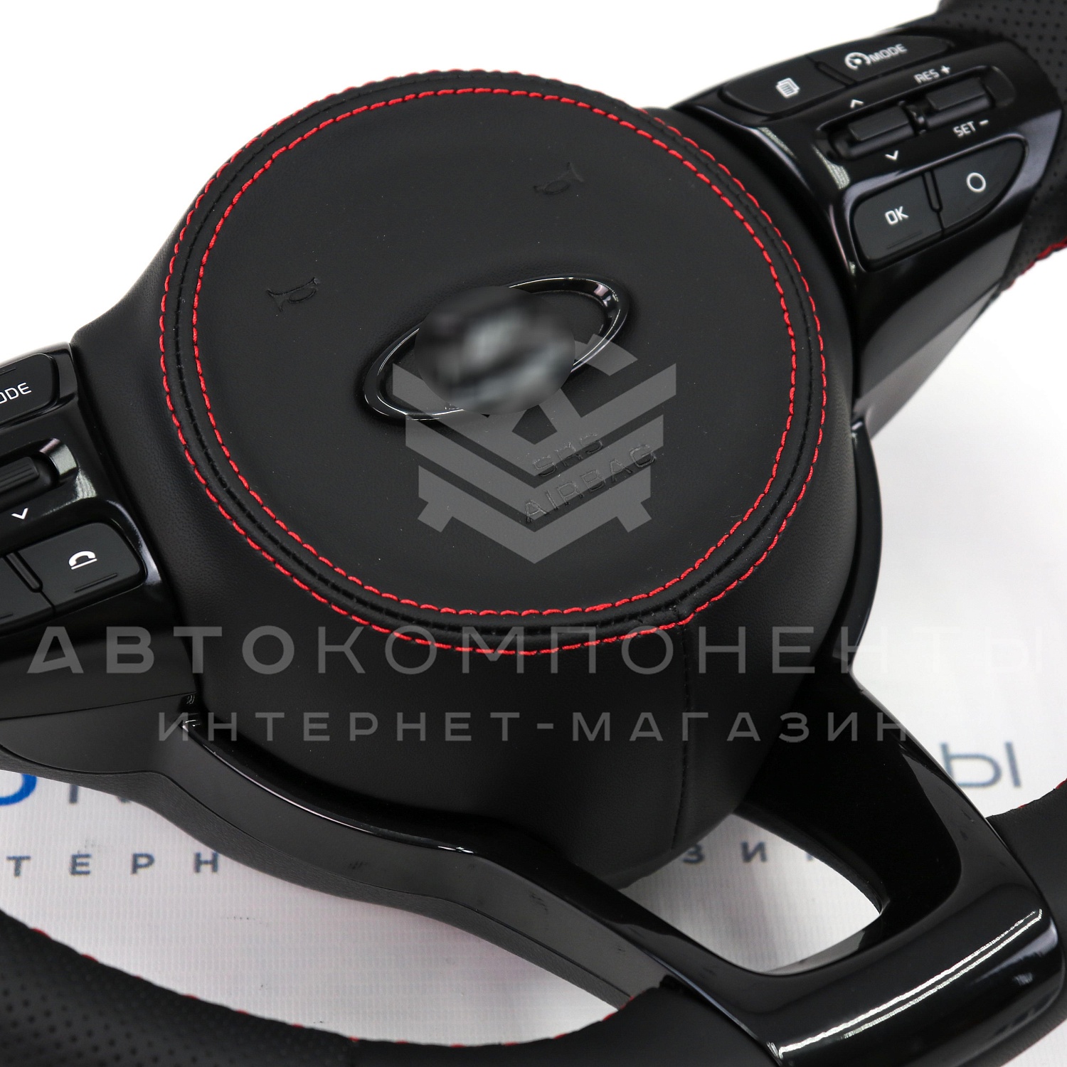 Мультируль "KIA RIO" (в коже) с подушкой ВАЗ 2110-2112 (евро), Приора, Гранта, Калина