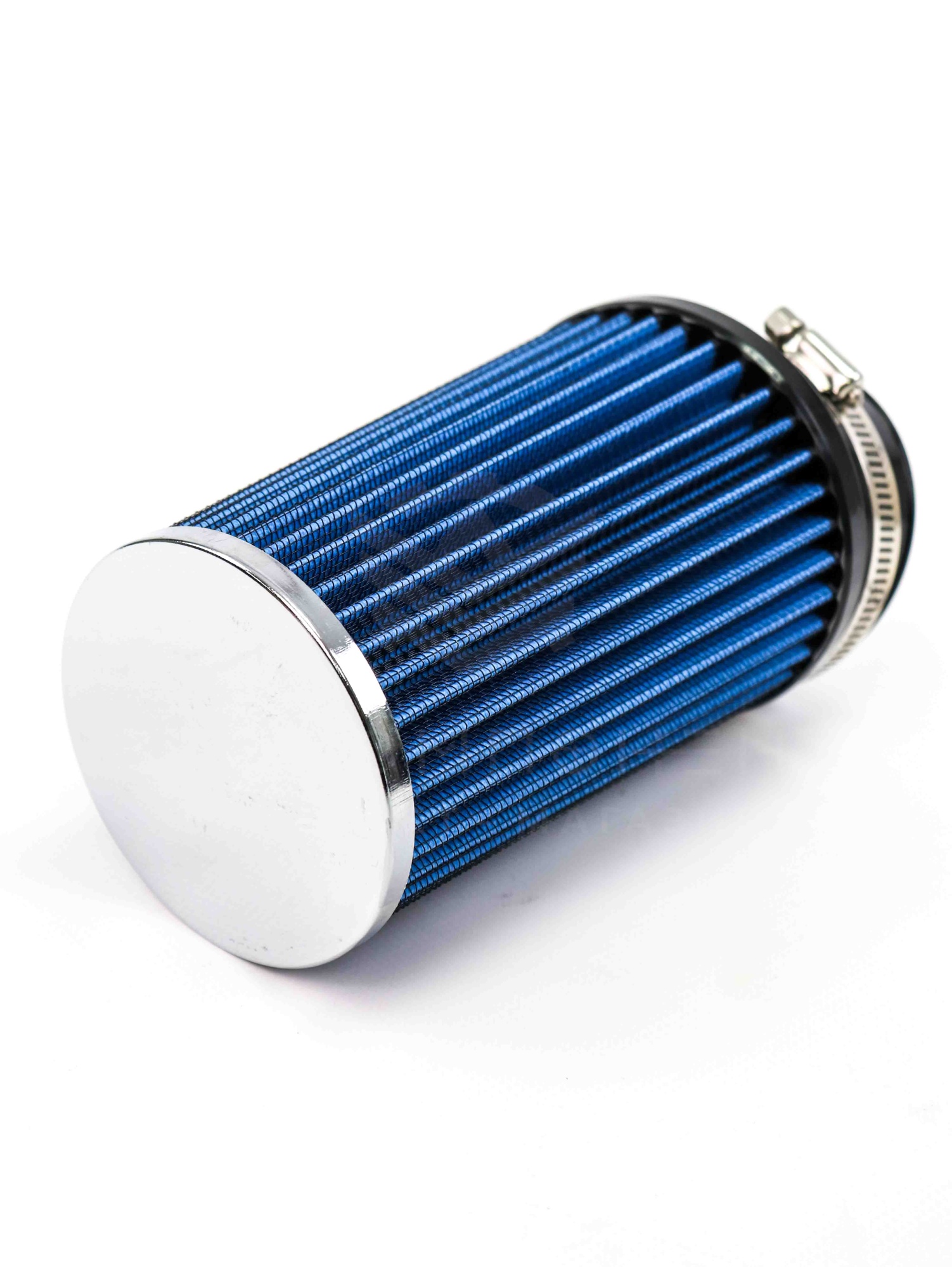 Универсальный воздушный фильтр нулевого сопротивления (нулевик) угловой (синий)