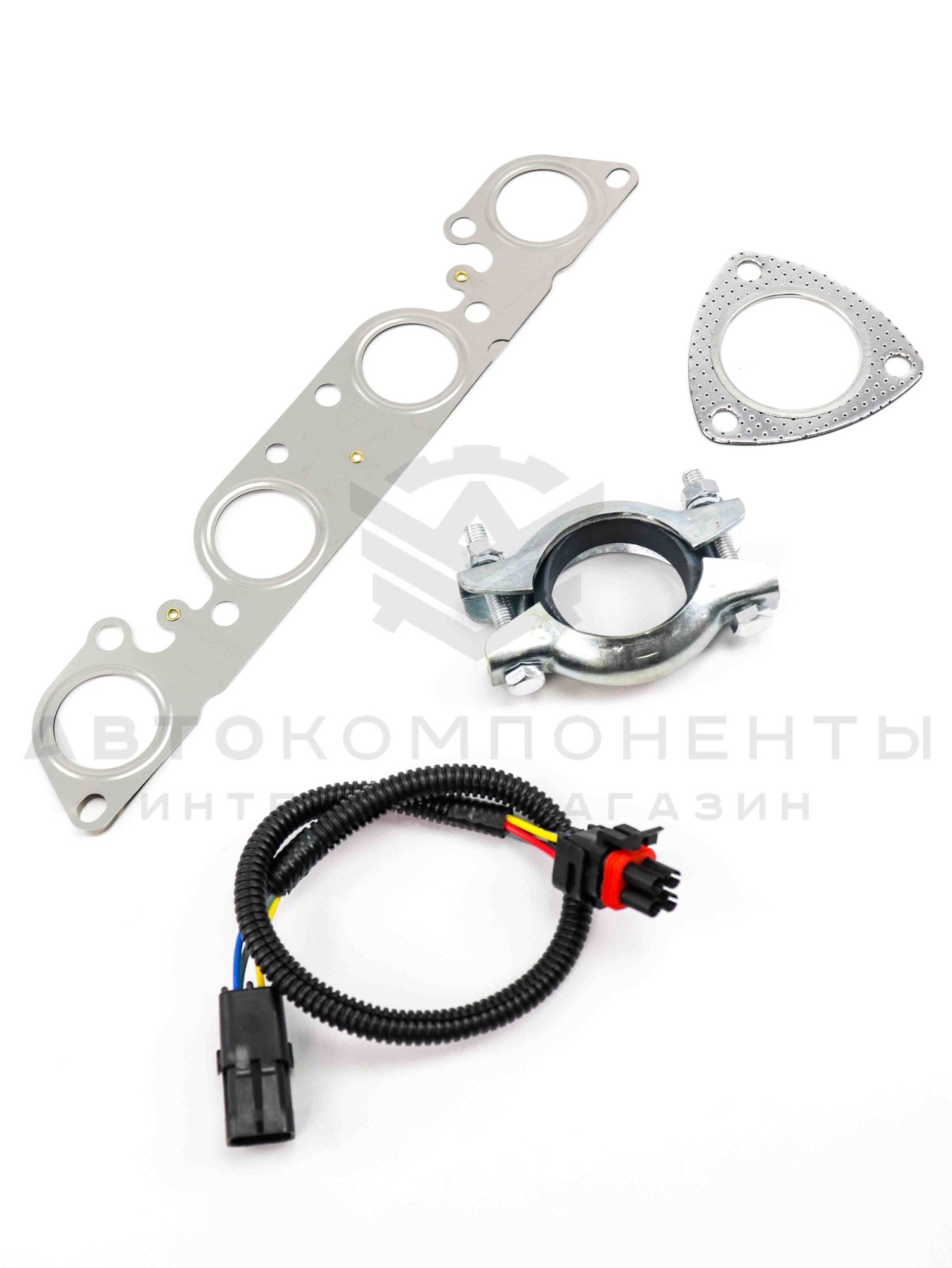 Комплект для установки прямоточной выхлопной системы на треугольном фланце 16V ВАЗ