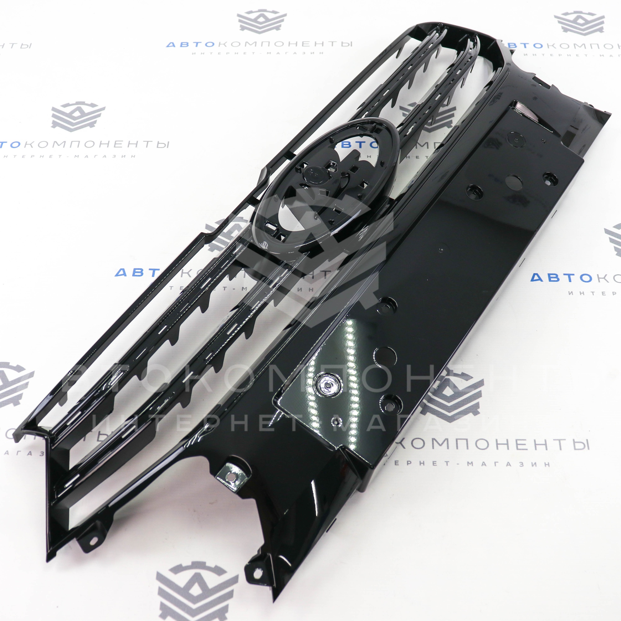 Решетка радиатора (голая) Лада Vesta NG (черный глянец)