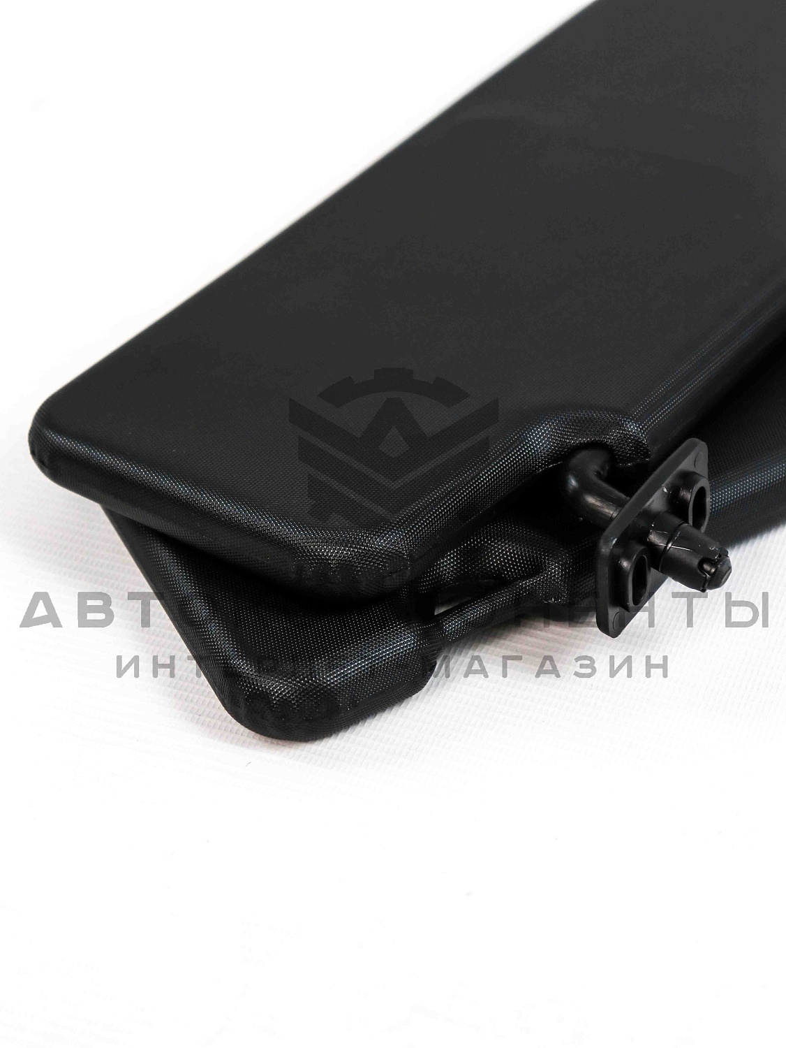 Солнцезащитные козырьки с открывающимся зеркалом Лада Приора (черные) ЛЮКС