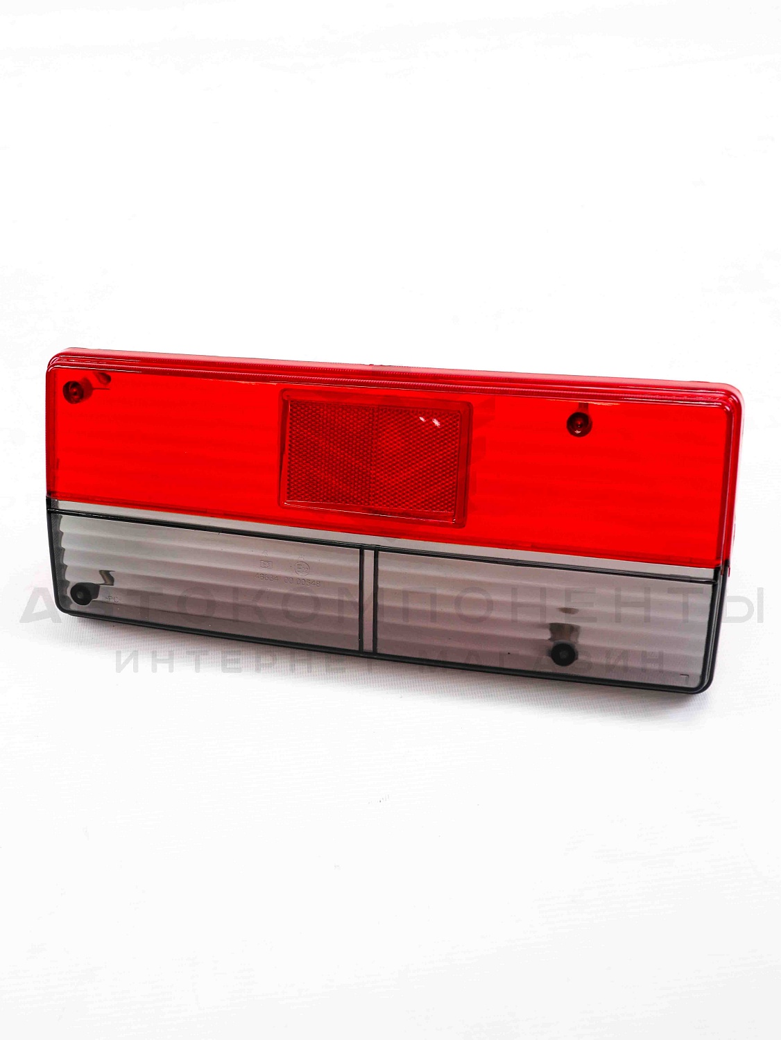 Рассеиватели (хрустальные) задних фонарей ВАЗ 2105, 2107 (красно-тонированные)