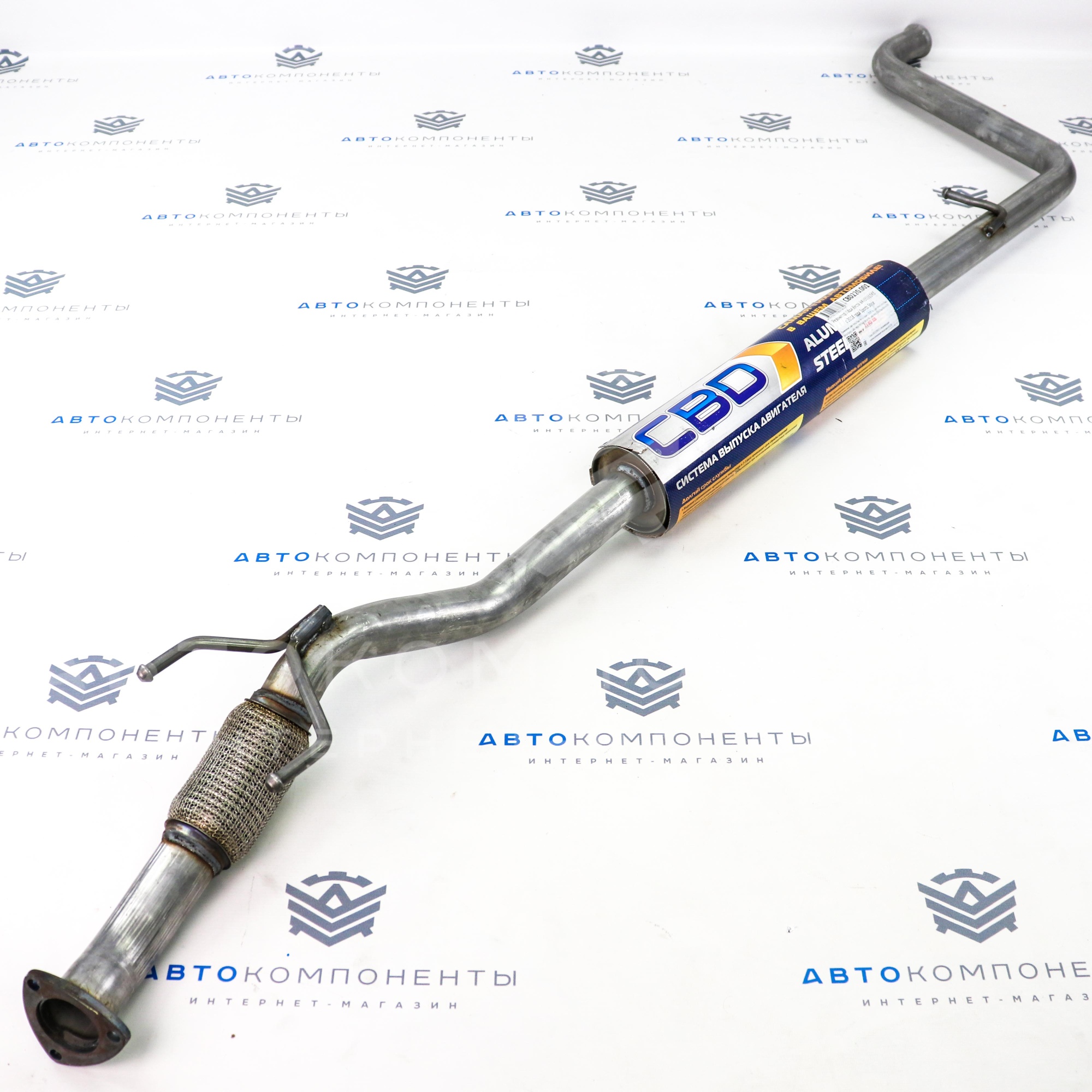 Резонатор "CBD" Sports Style с усиленной гофрой (нержавеющая сталь) D51мм Лада Vesta (CBD220.001)