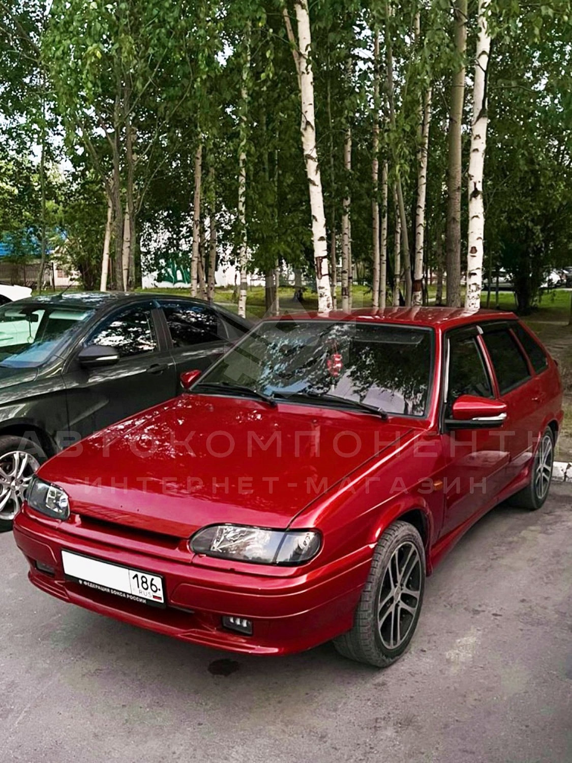 Поворотники фар в стиле PRO SPORT с хром кольцом ВАЗ 2113-2115, черные