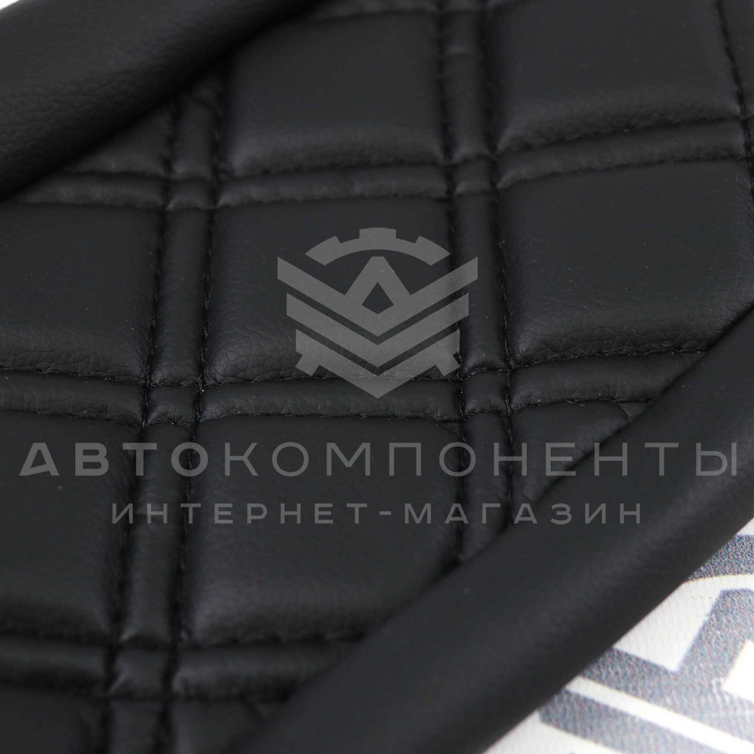 Чехол подлокотника "Аламар" прострочка "Квадрат по диагонали 2 строчки" ВАЗ 2110-2112, Гранта, Калина