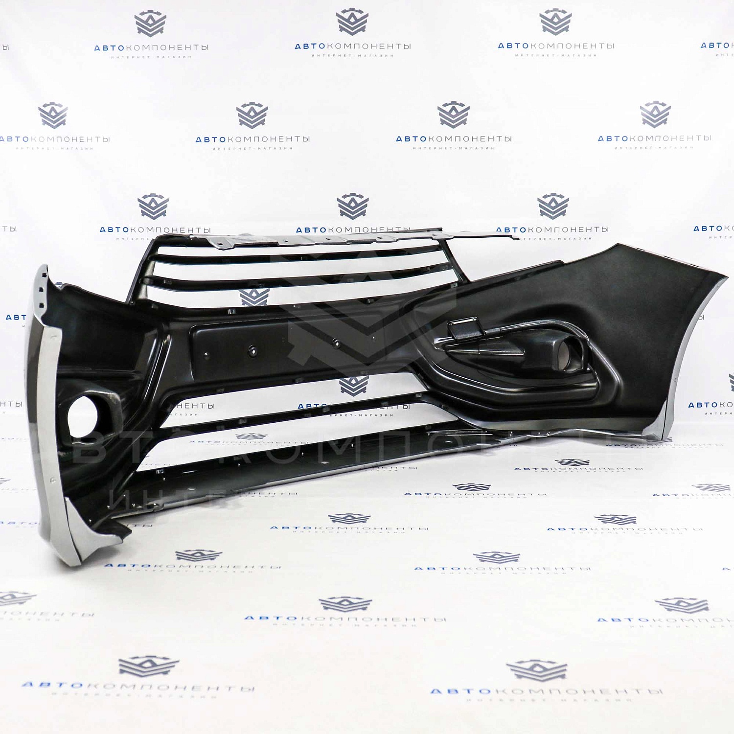 Передний бампер в стиле Vesta Sport под штатную установку Лада Vesta в цвет кузова