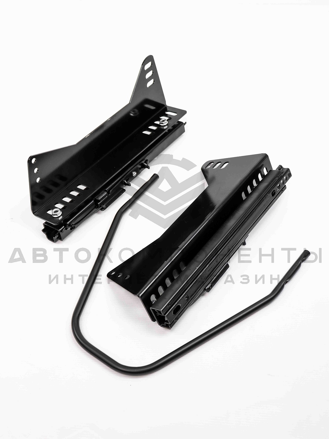 Ковш спортивный "RECARO" с салазками (черный) 3-х слойный каркас