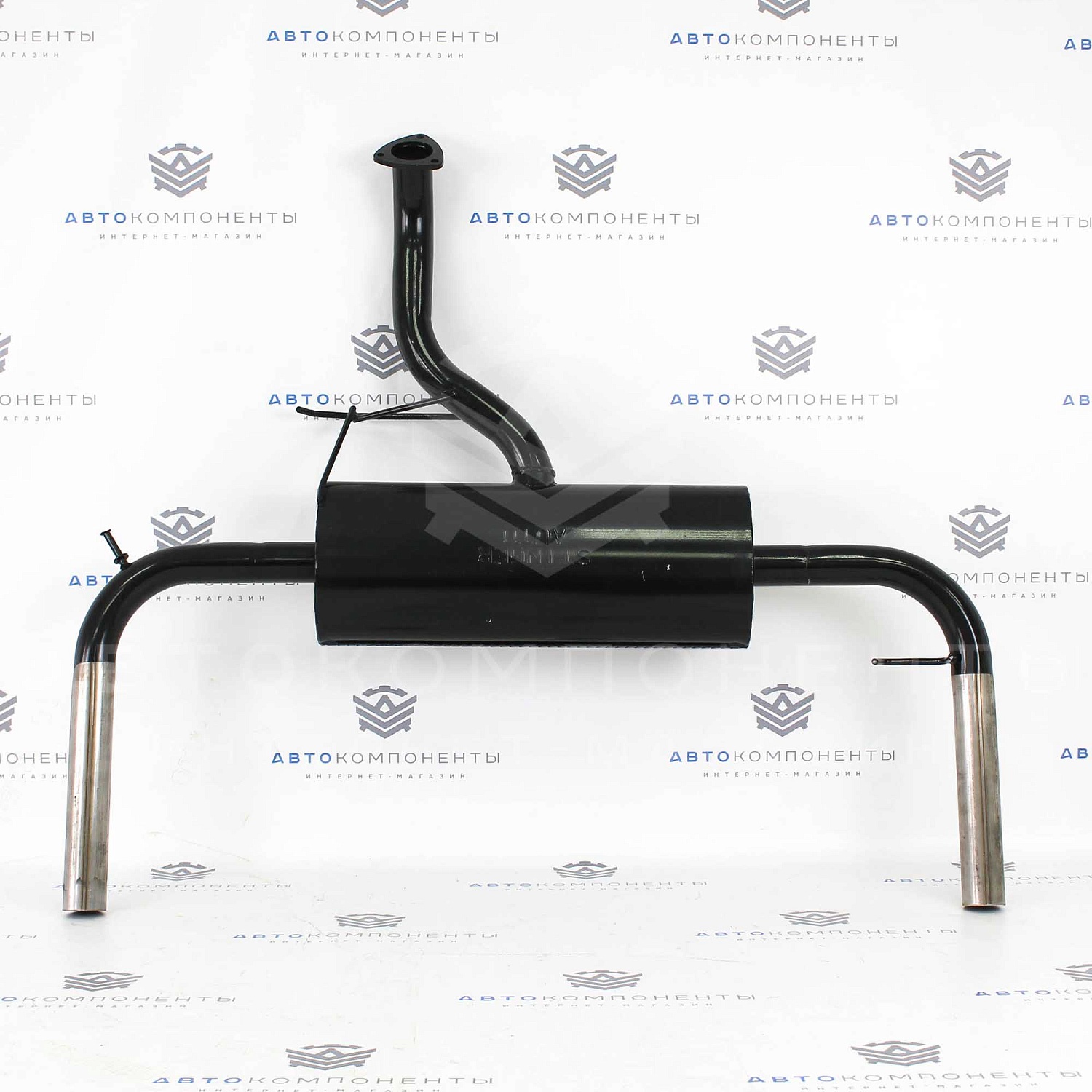 Раздвоенный глушитель Лада Нива 4х4 Stinger (без насадок)