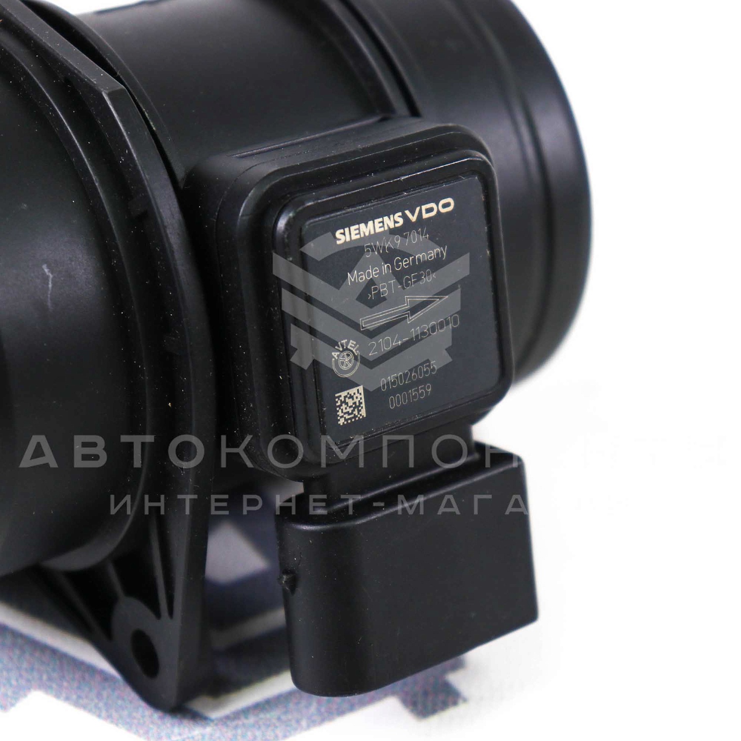 Датчик массового расхода воздуха (ДМРВ) "SIEMENS" 5WK97014 (инжектор) ВАЗ 2104, 2105, 2107