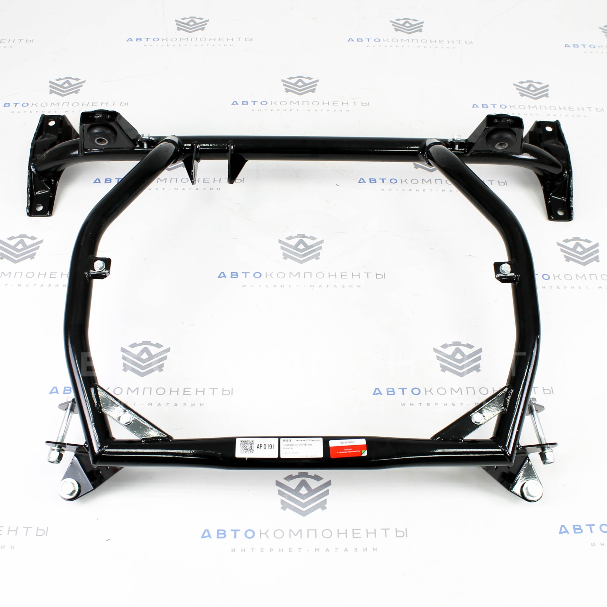 Подрамник АвтоПродукт Drive с резиновыми сайлентблоками (без защиты) ВАЗ 2110-2112 / Лада Приора (AP 0191)
