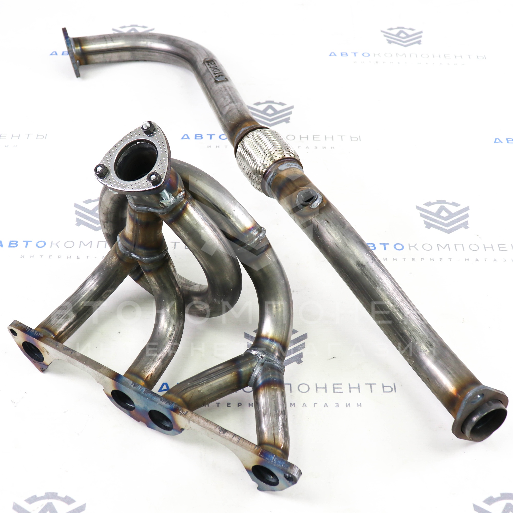 Выпускной коллектор (паук) Stinger 4-1 8V (с гофрой) Subaru Sound ВАЗ 2101-2107