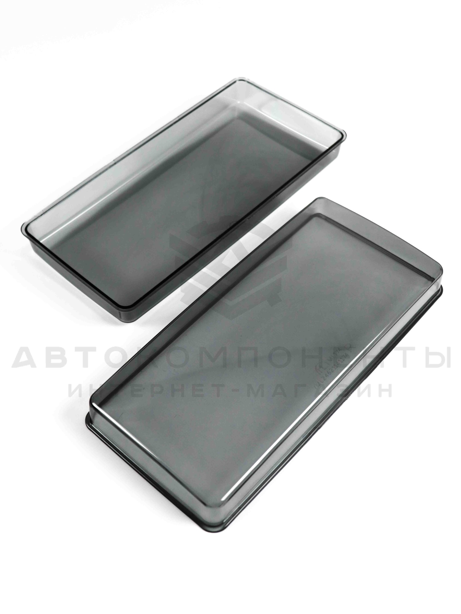 Гладкие стекла фар (пластик, тонированные) ВАЗ 2104, 2105, 2107