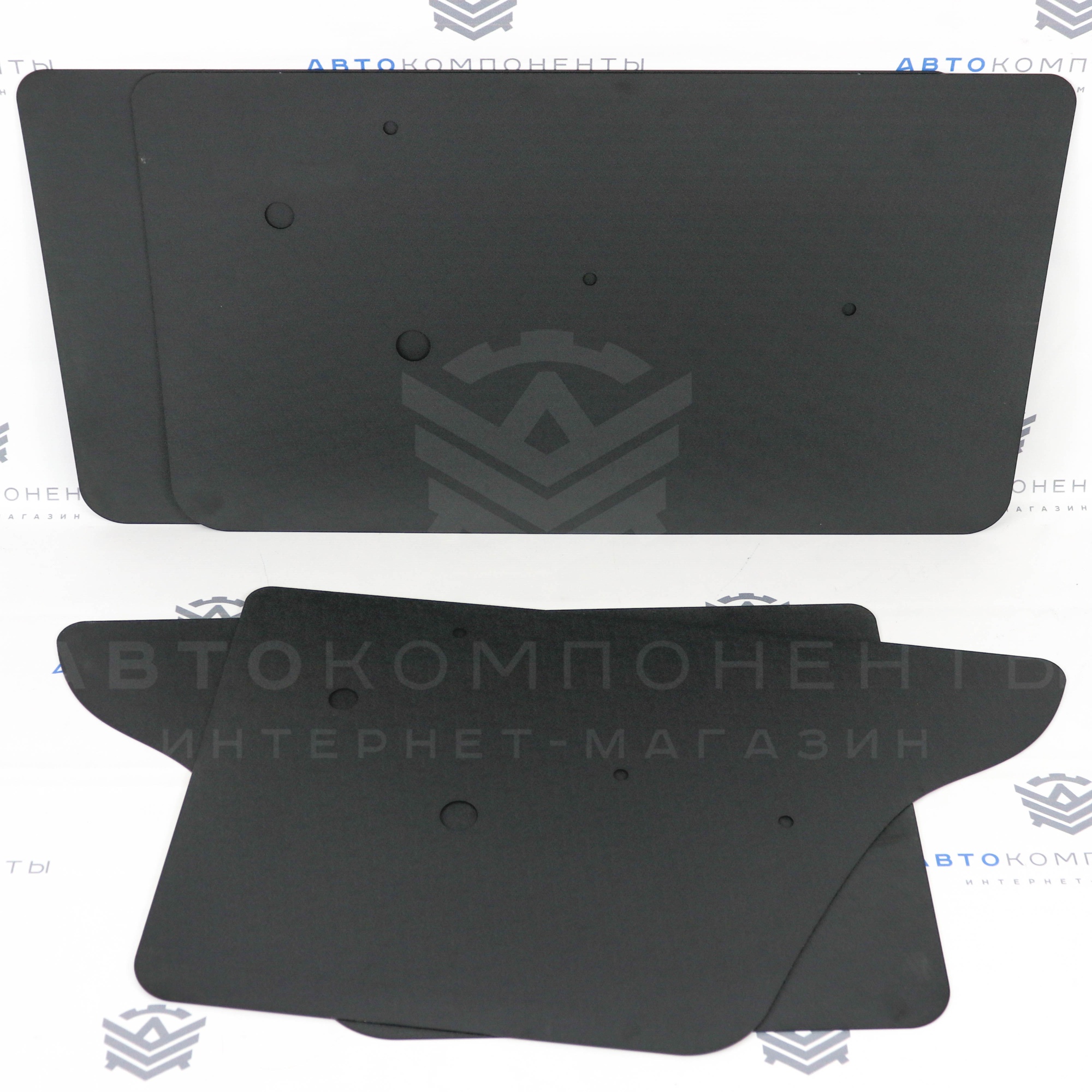 Дверные обшивки (карты дверей) с отверстиями ВАЗ 2101-2107 (АБС пластик)