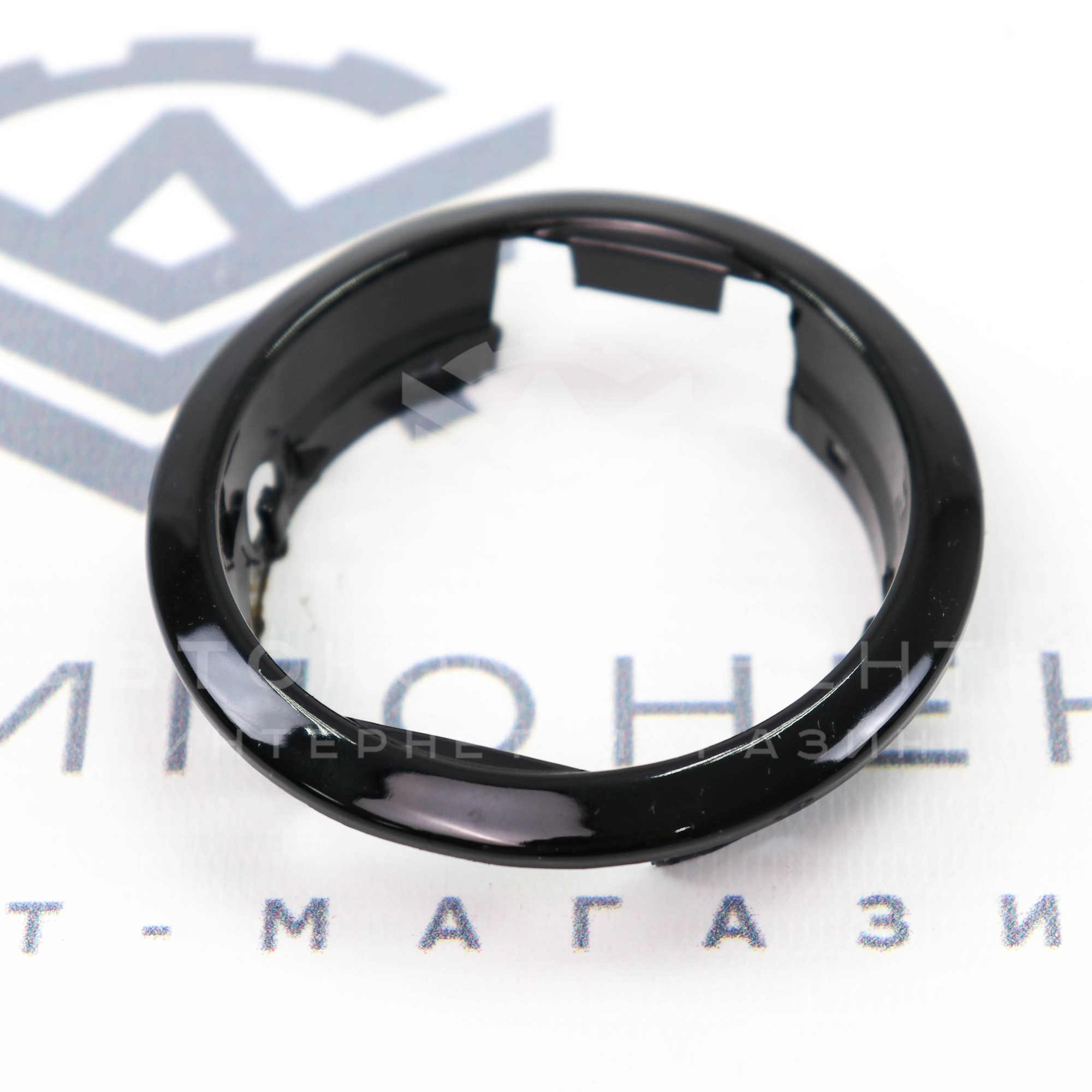 Облицовка (кольцо) сопла воздуховода (черный лак) Лада Гранта, Калина 2