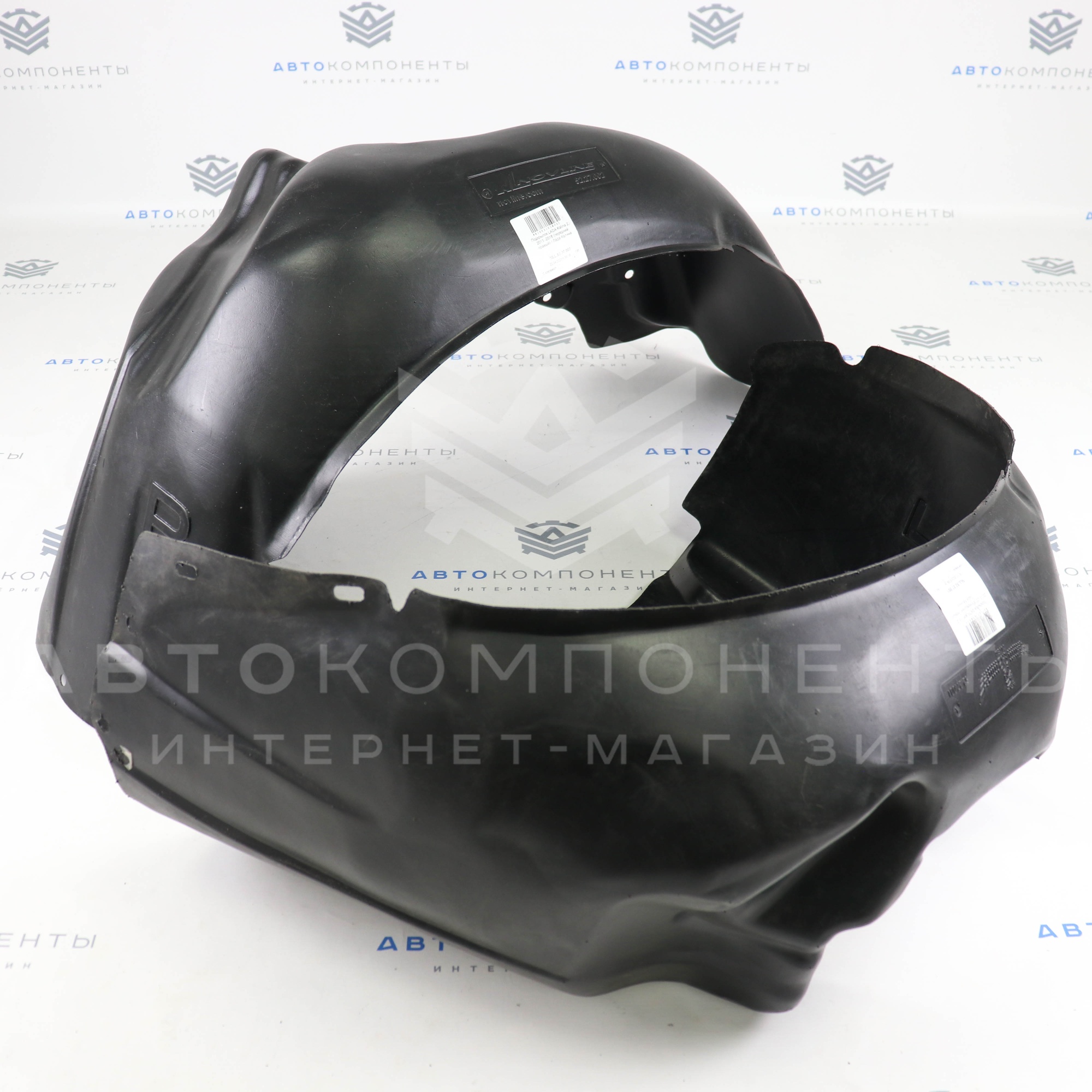 Передние подкрылки (локеры) "NOVLINE" (без сверления арок) Лада Гранта, Калина 2