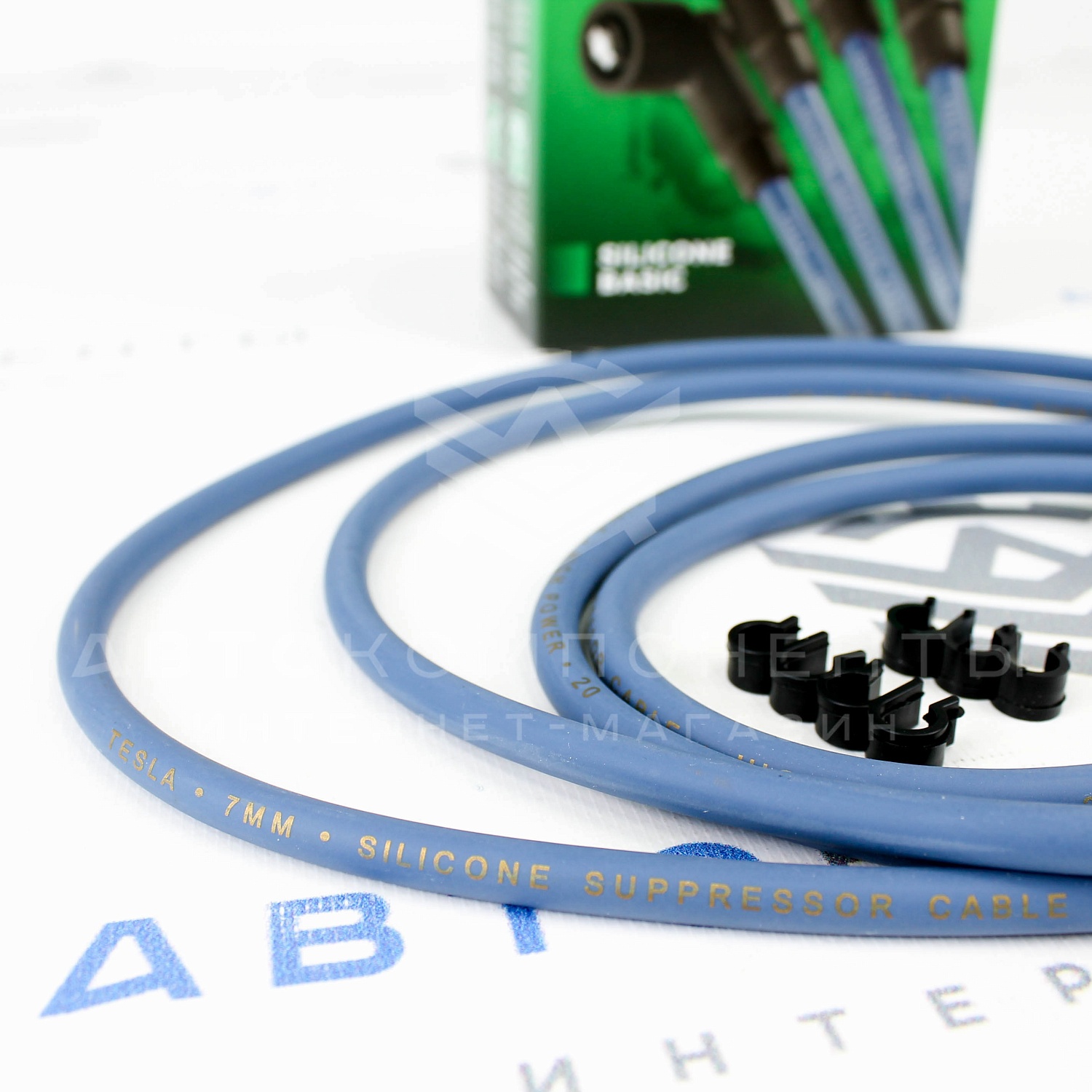 Высоковольтные провода TESLA T684H ВАЗ 2108-2115 1,5л 8кл, Лада Калина, Приора, Гранта 1,6л 8кл