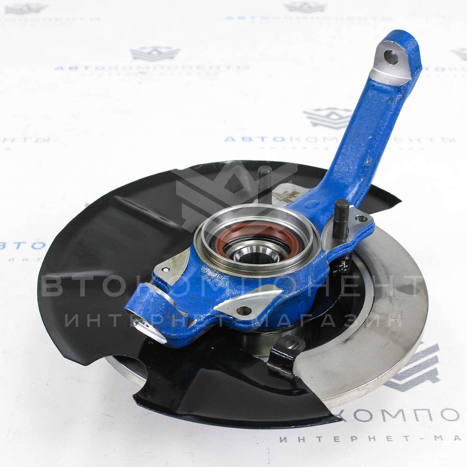 Усиленный ступичный узел с подшипником IVEKO в сборе с тормозным диском (левый, ABS) Лада Нива 4х4