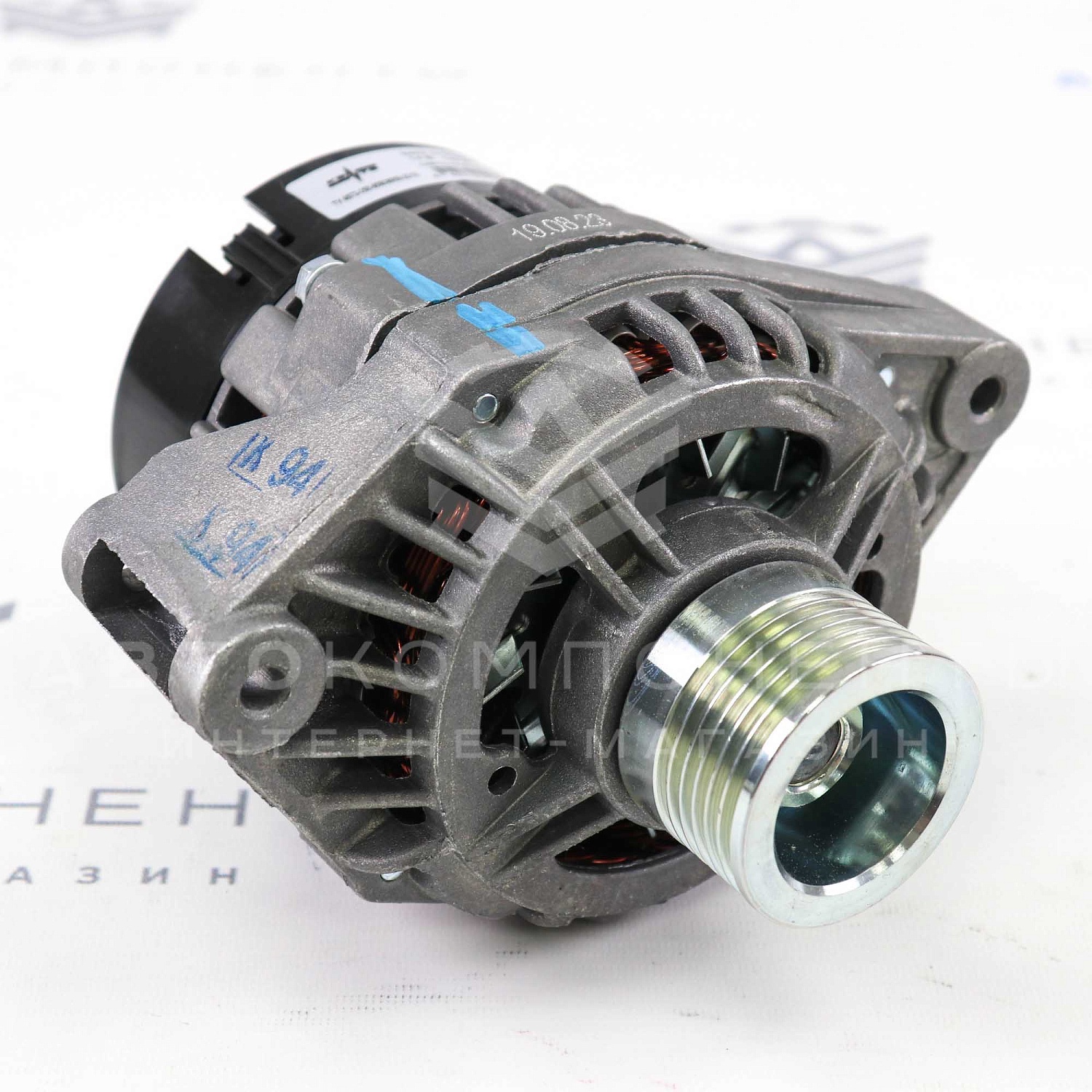 Генератор "КЗАТЭ" 140А ВАЗ 2108-21099, 2110-2112, 2113-2115 (двигатель с ЭСУД)