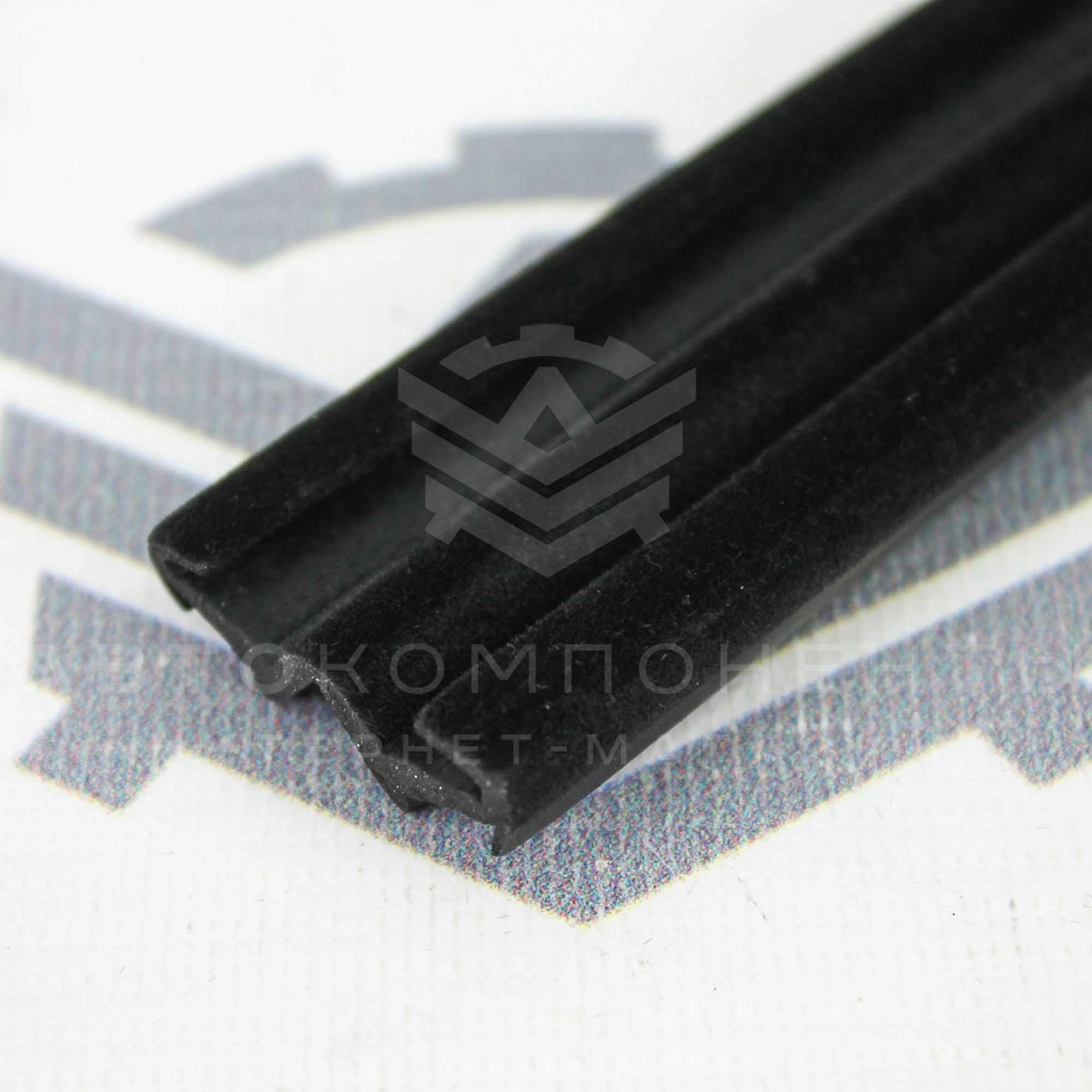 Уплотнители опускных стекол (по рамке стекла) "БРТ" ВАЗ 2104, 2105, 2107