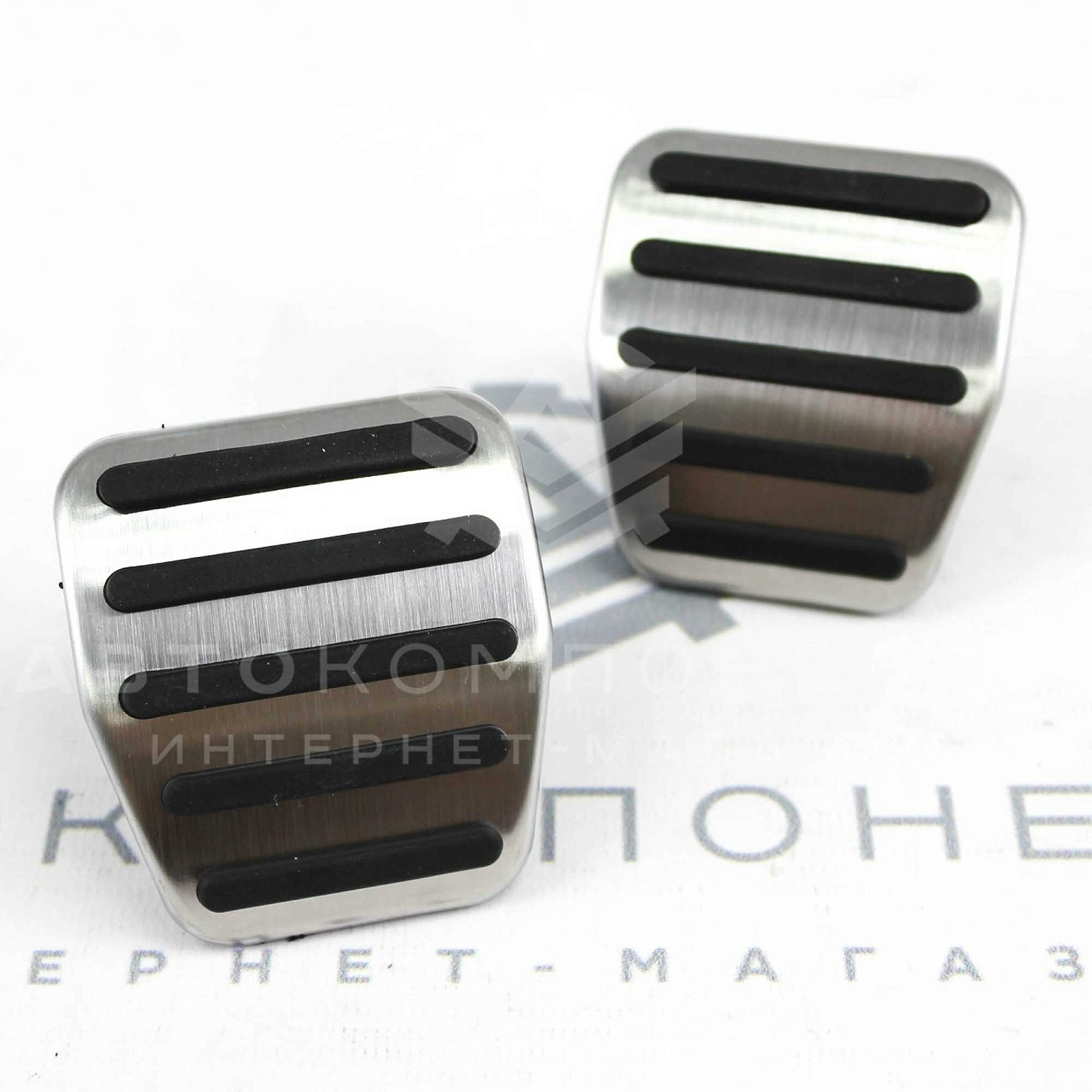 Накладки на педали "Sal-Man" МТ Лада Vesta (черные) (01164)