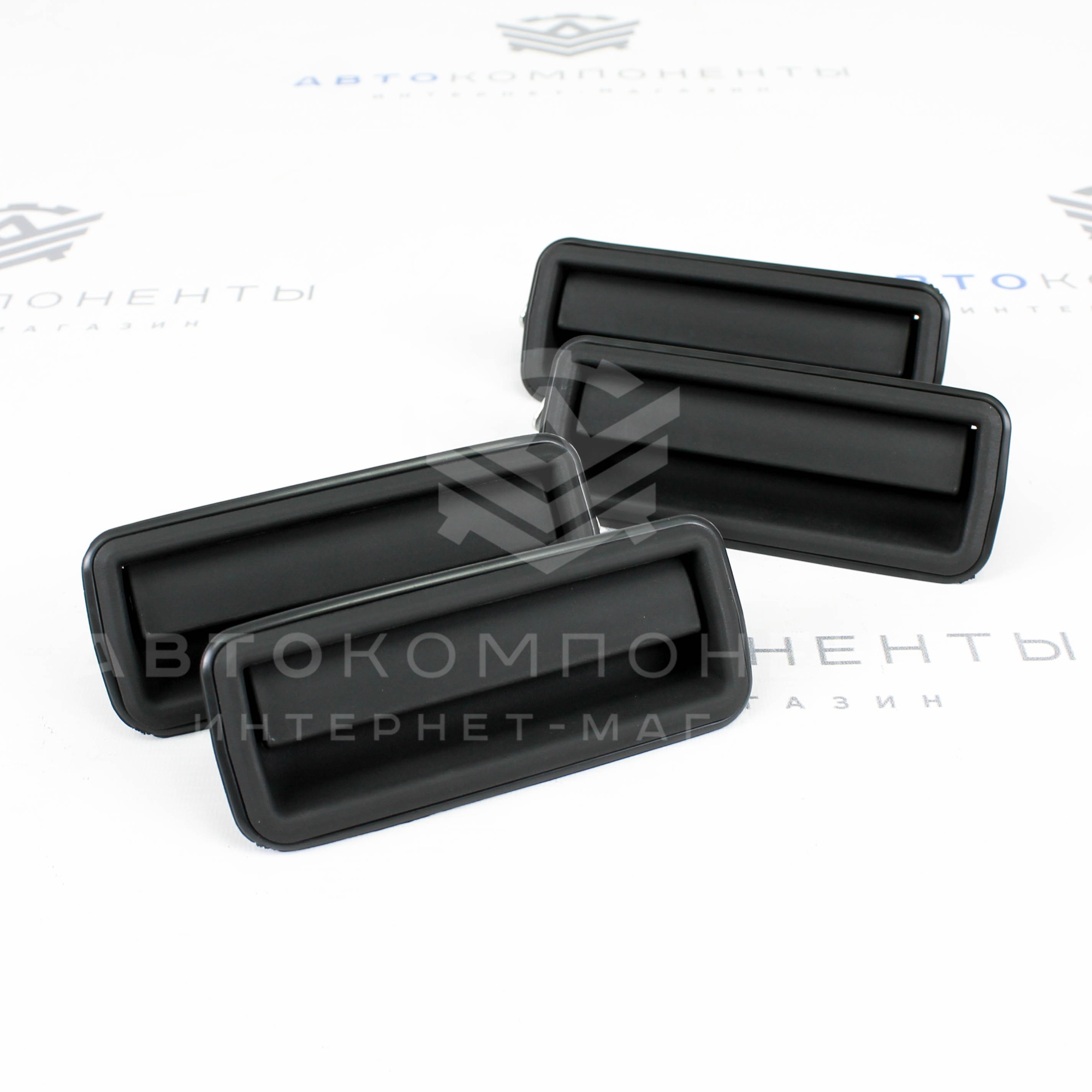 Ручки наружные стандартные ВАЗ 2104 / 2105 / 2107 черные (пластик)