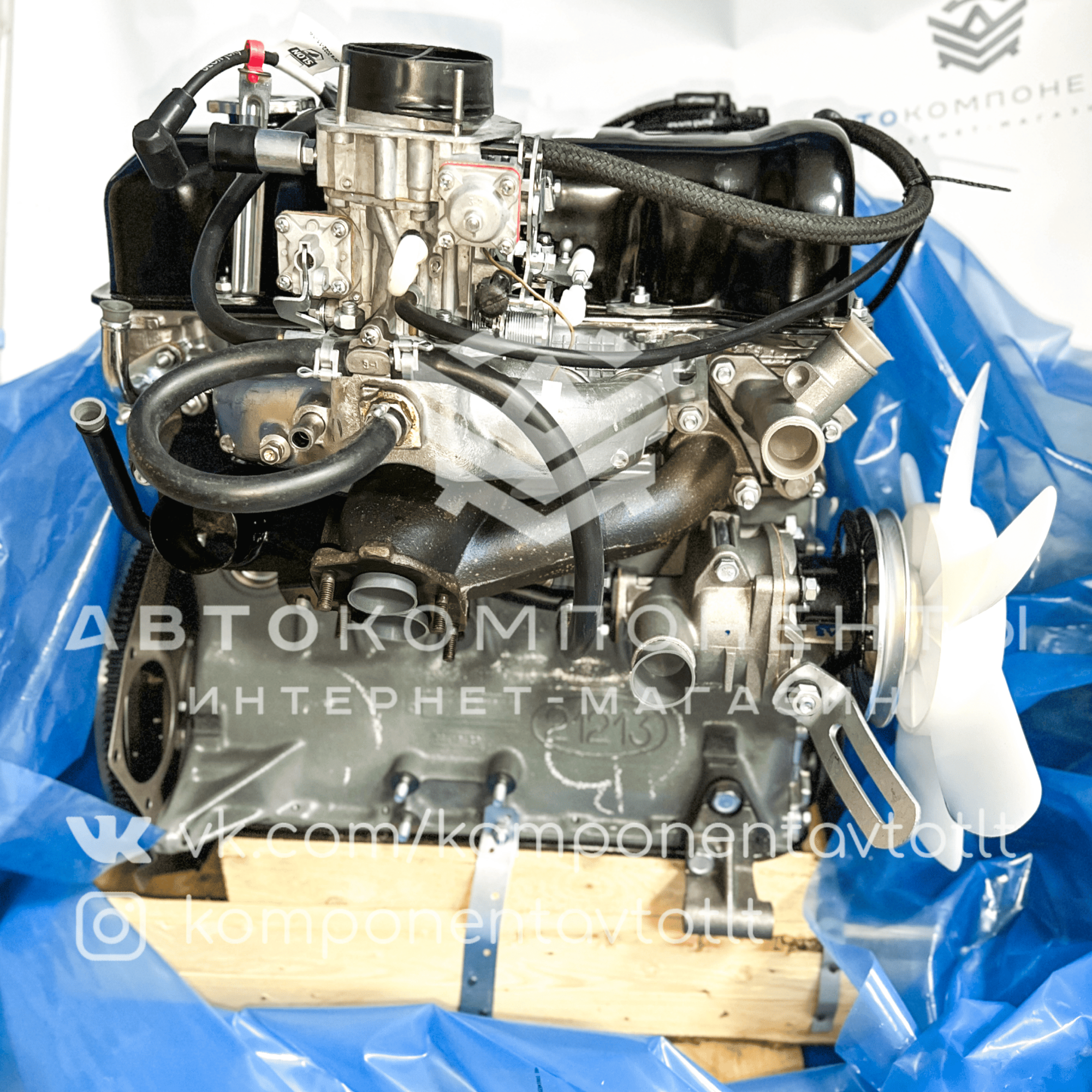 Двигатель ВАЗ 21213 (карбюраторный) Лада Нива 4х4 в сборе (новый)