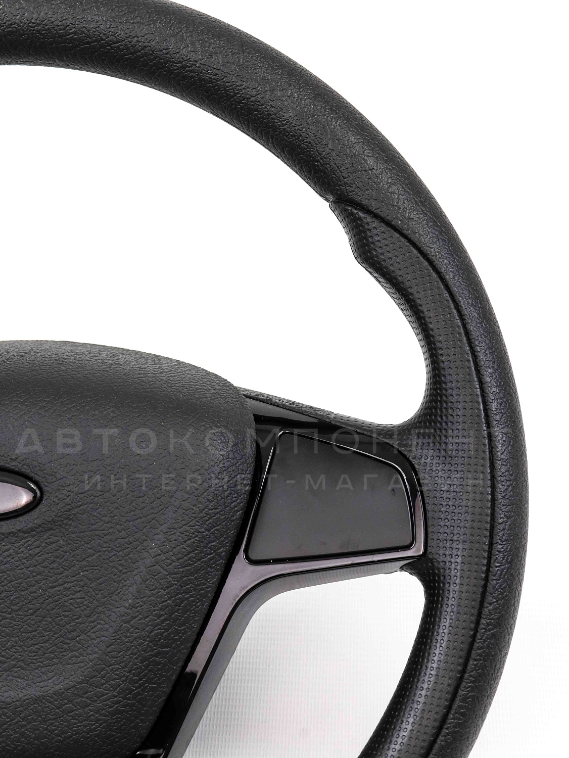 Руль в стиле Vesta (черный лак) ВАЗ 2110-2112 (евро), Калина, Гранта, Приора