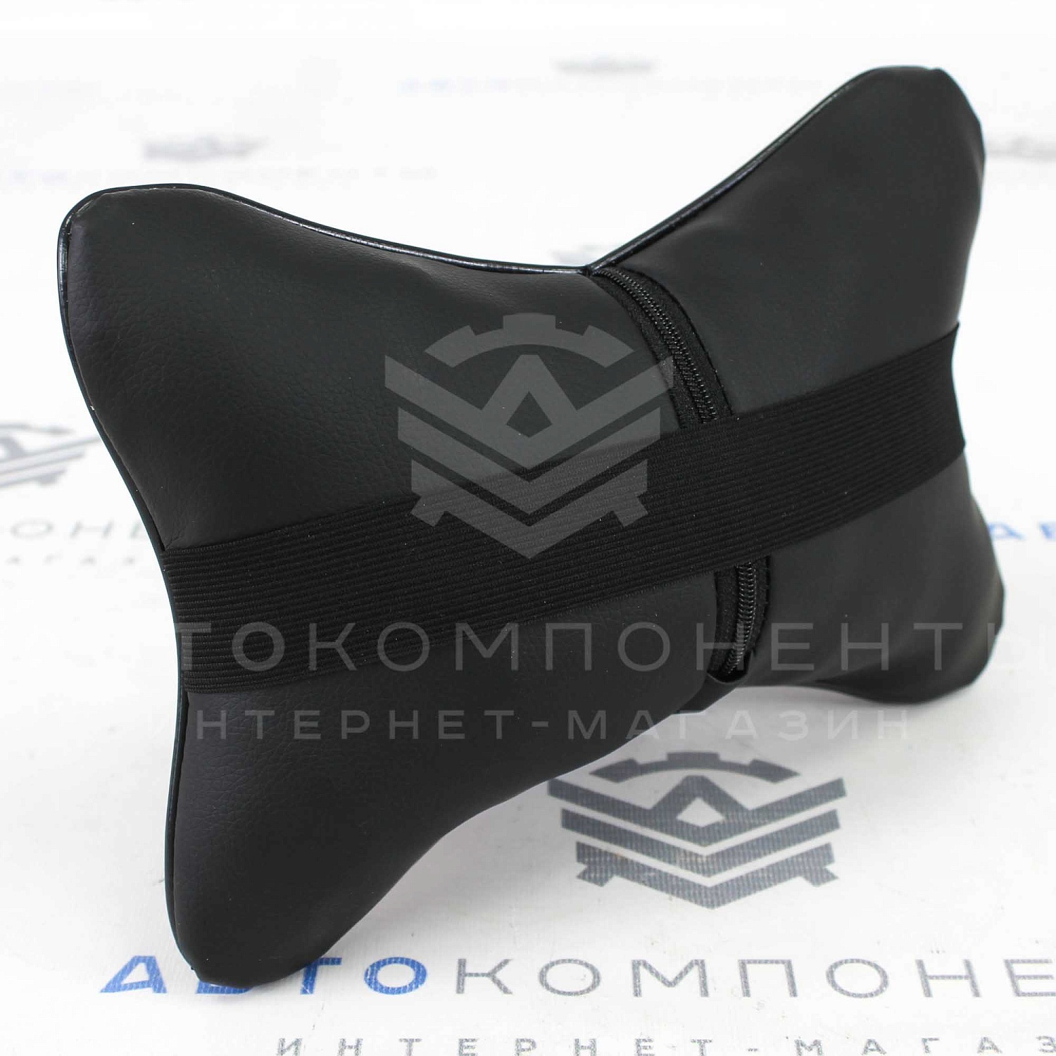 Подушка подголовника с прострочкой "Квадрат по диагонали"