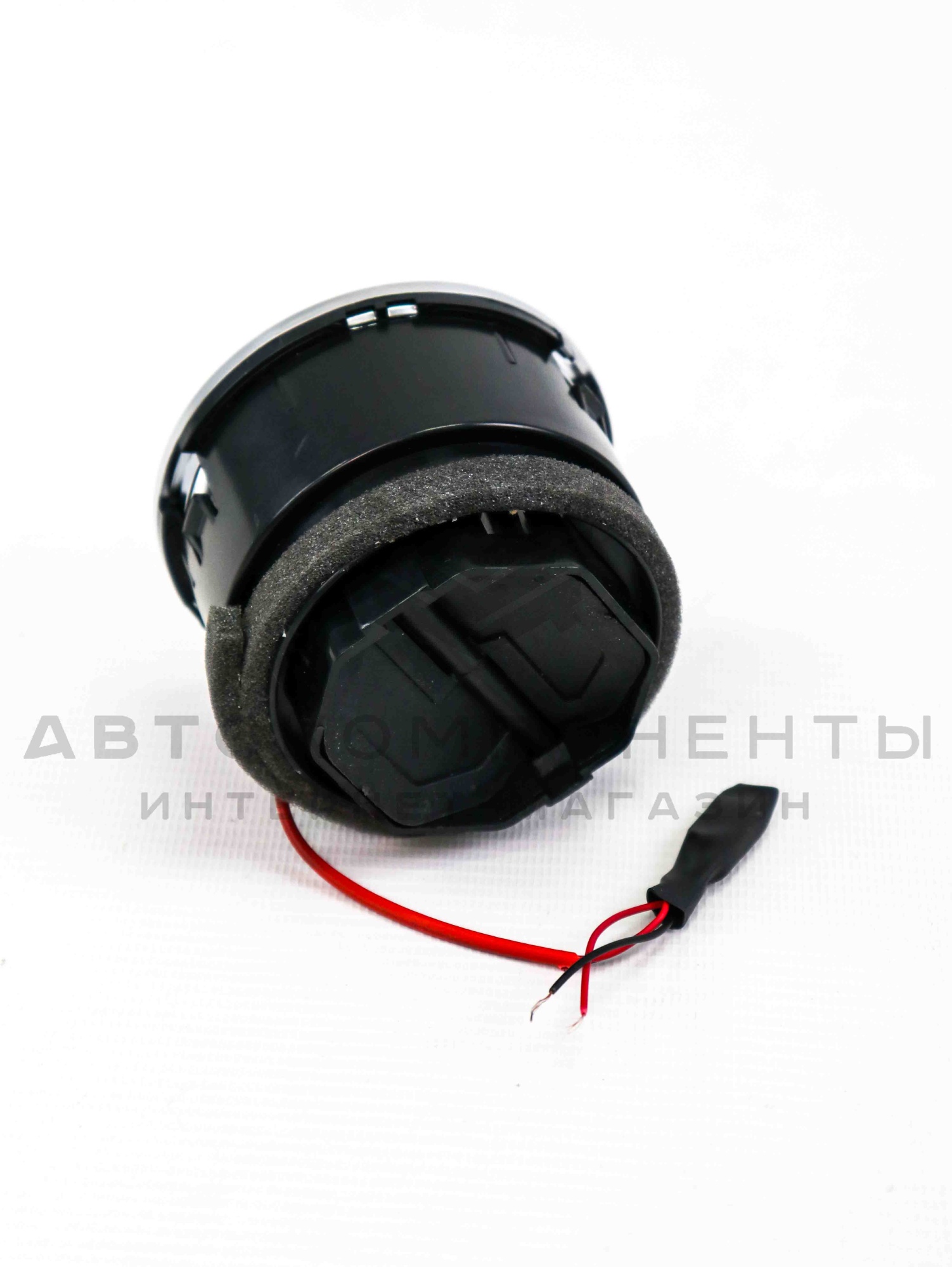 Сопло вентиляции AMG (модифицированное) с подсветкой Лада Гранта, Калина 2, Ларгус (серебристое)