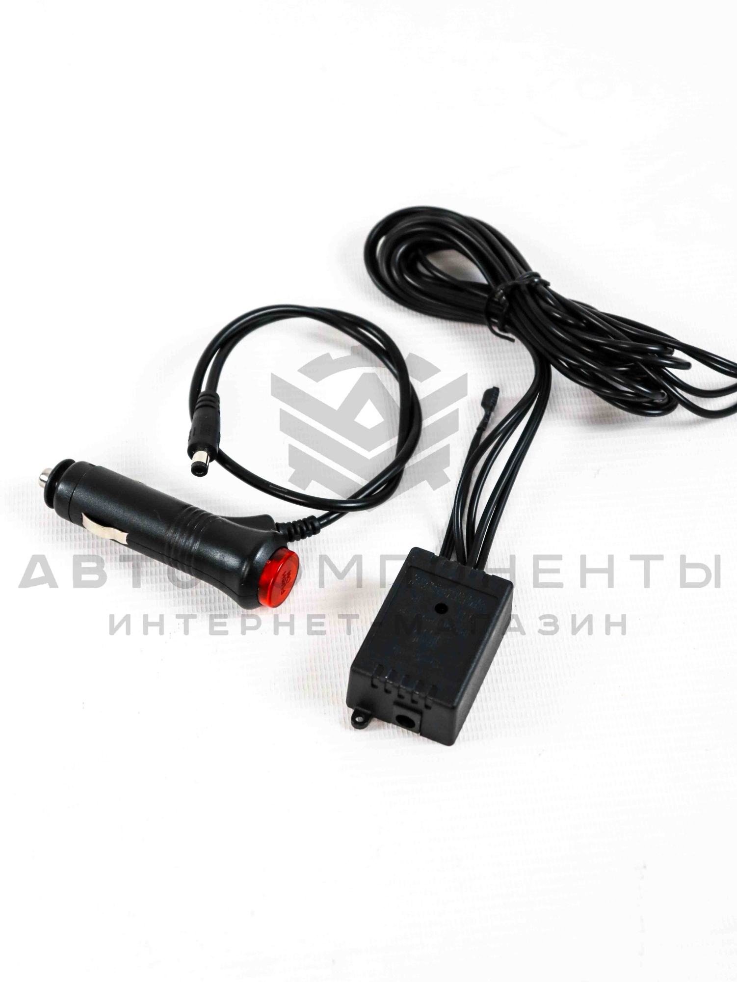 Подсветка салона RGB в ноги с пультом управления (прикуриватель, 4 LED ленты)