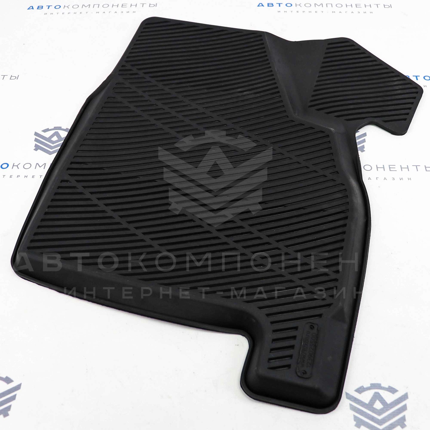 Ковры салонные "Rezkon" с бортами (резиновые, ромб) Лада Приора (1239025500)