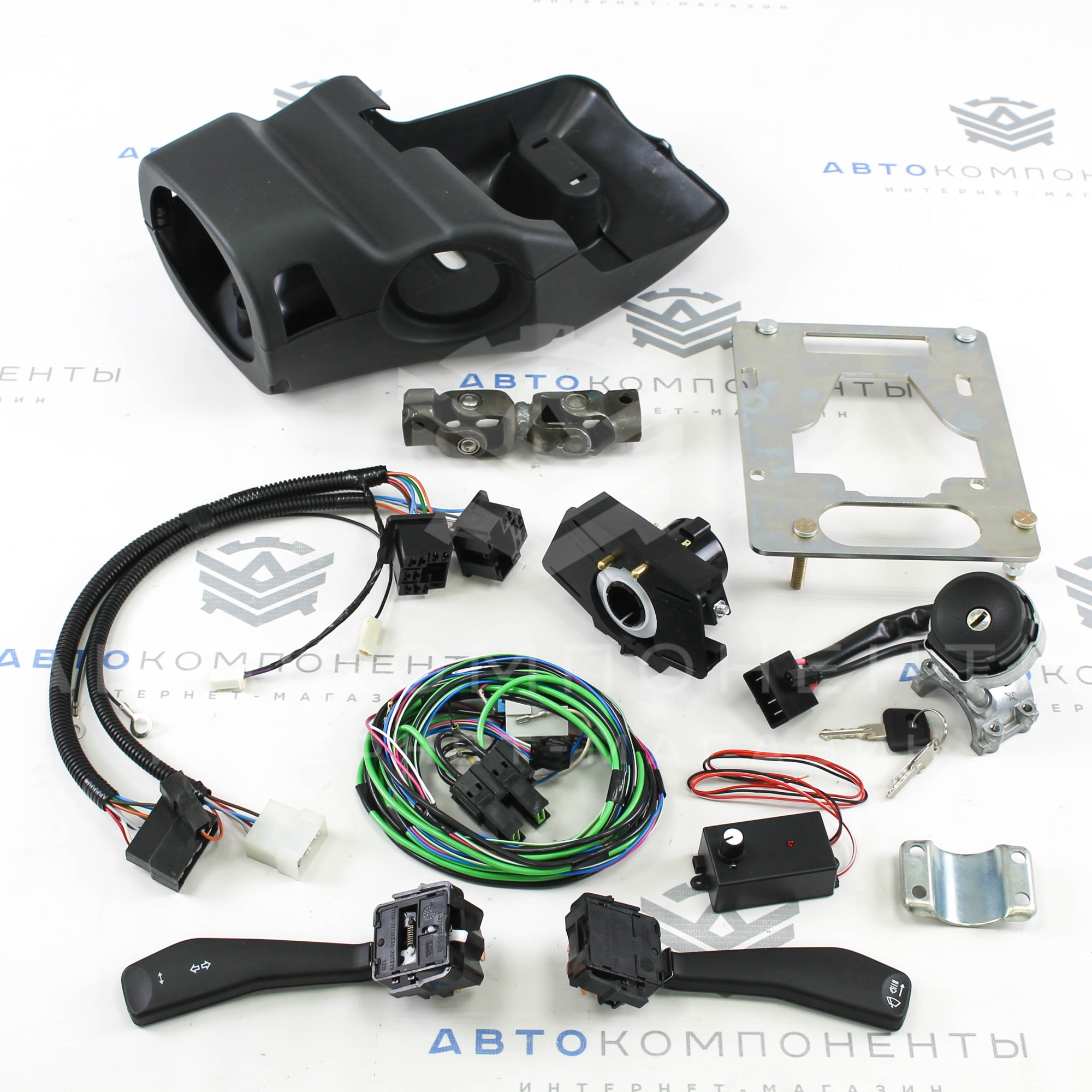 Установочный комплект ЭУР (без руля) ВАЗ 2101-2107, Лада Нива 4х4 (карбюраторный двигатель)