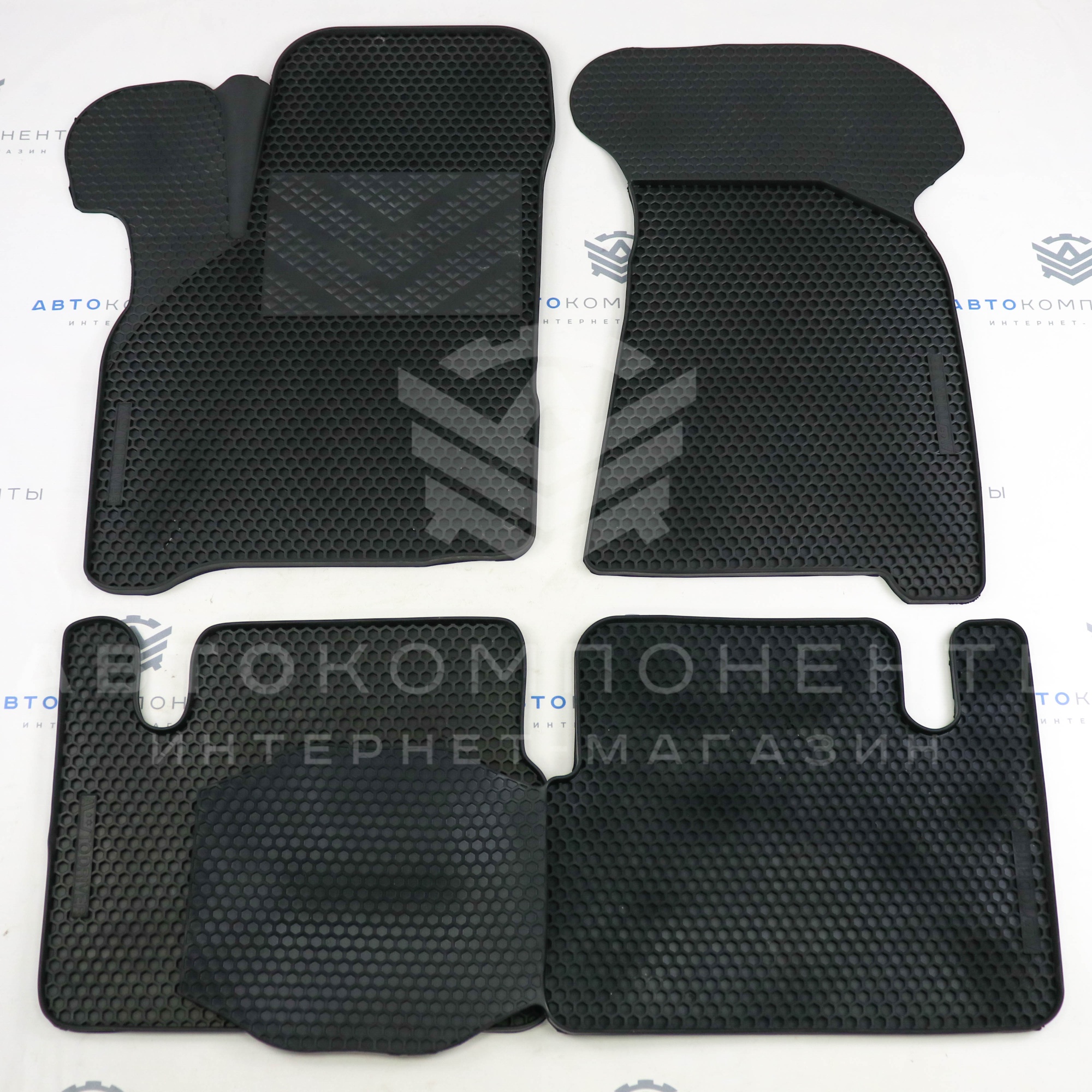 Ковры салонные EVAcell с бортами (резиновые) ВАЗ 2110-2112, Лада Приора