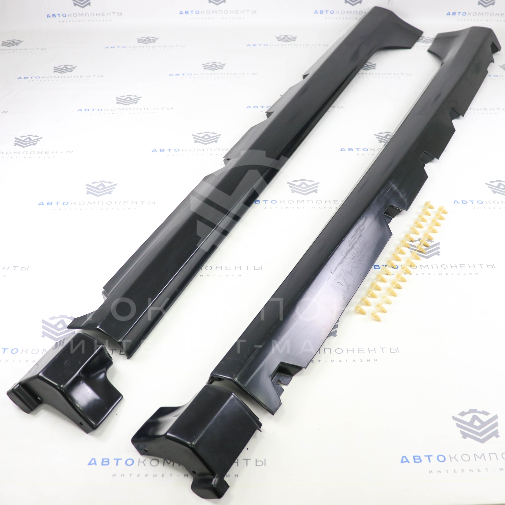 Накладки порогов SPORT (под оригинал) Лада Vesta, Vesta SW в цвет кузова