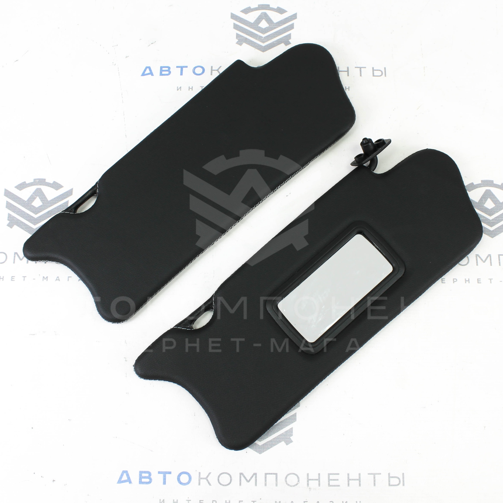 Солнцезащитные козырьки с зеркалом (в коже) ВАЗ 2110-2112