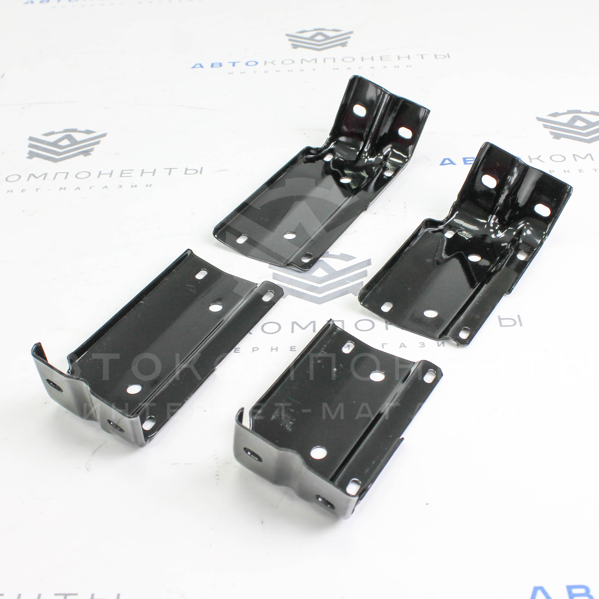 Комплект кронштейнов клыков бамперов ВАЗ 2121 Нива 4х4 (передние+задние)