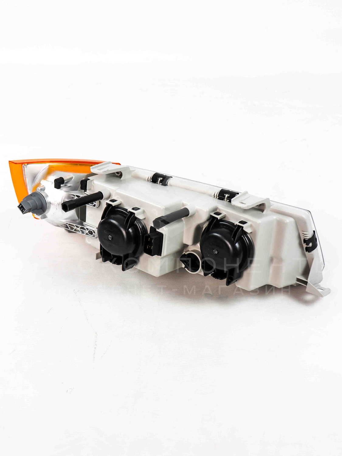 Фары с линзами (ангельские глазки, черная маска) ВАЗ 2110-2112