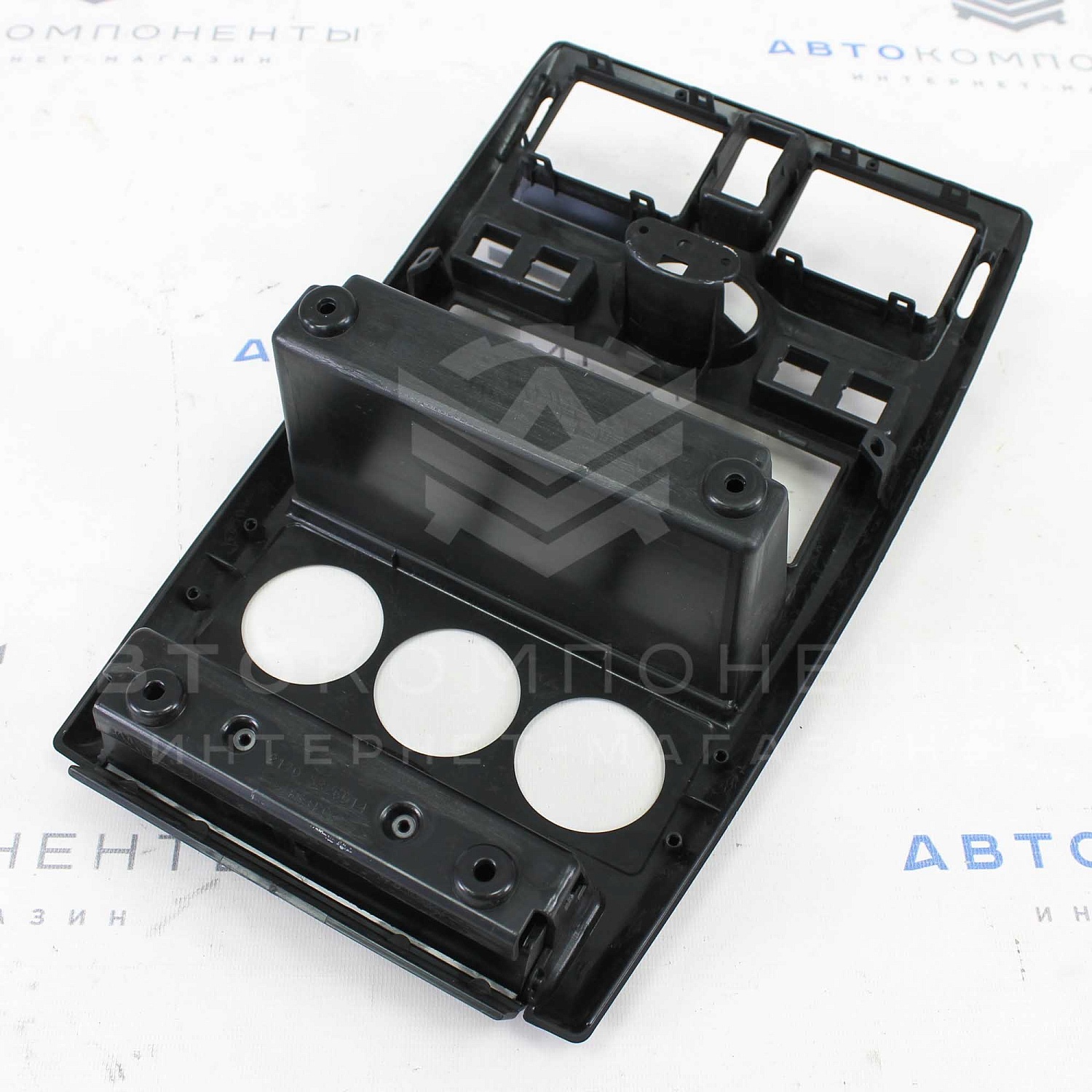 Центральная консоль 1din Лада Приора (черный мат)