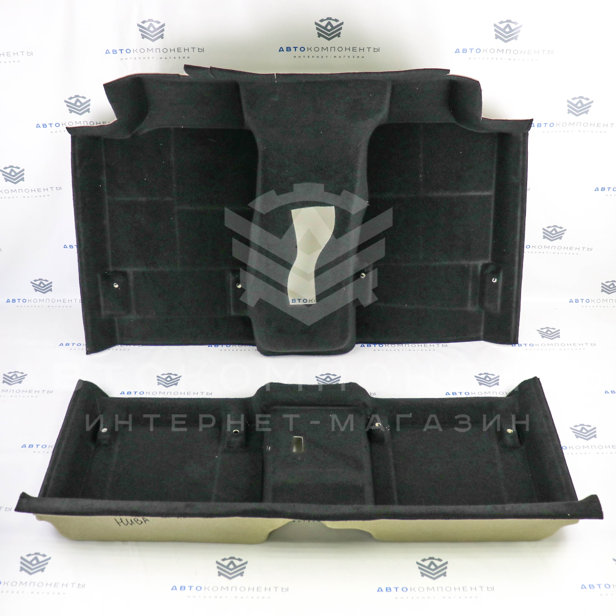 Ковер пола с шумоизоляцией (4х слойный) Лада Нива 4х4